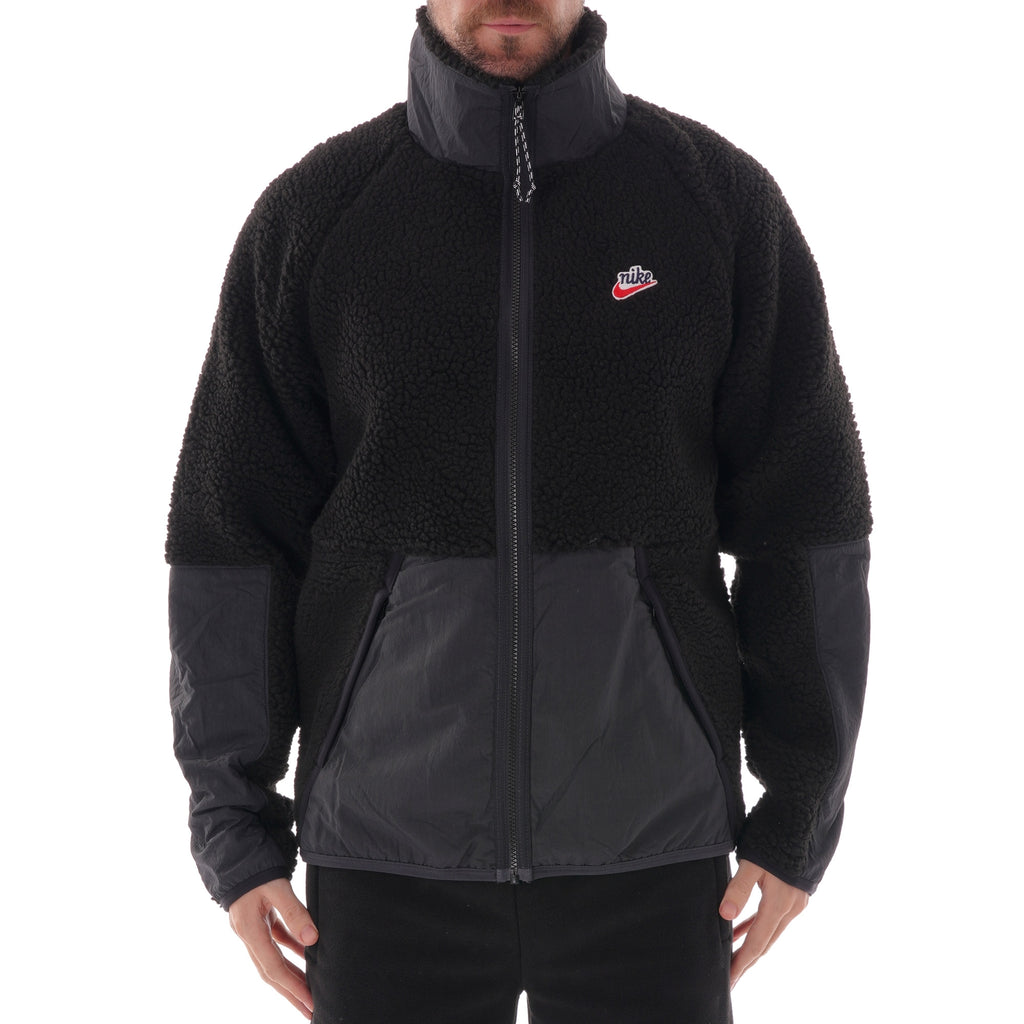 Nike Sherpa Fleece Jacket Full-Zip - Black