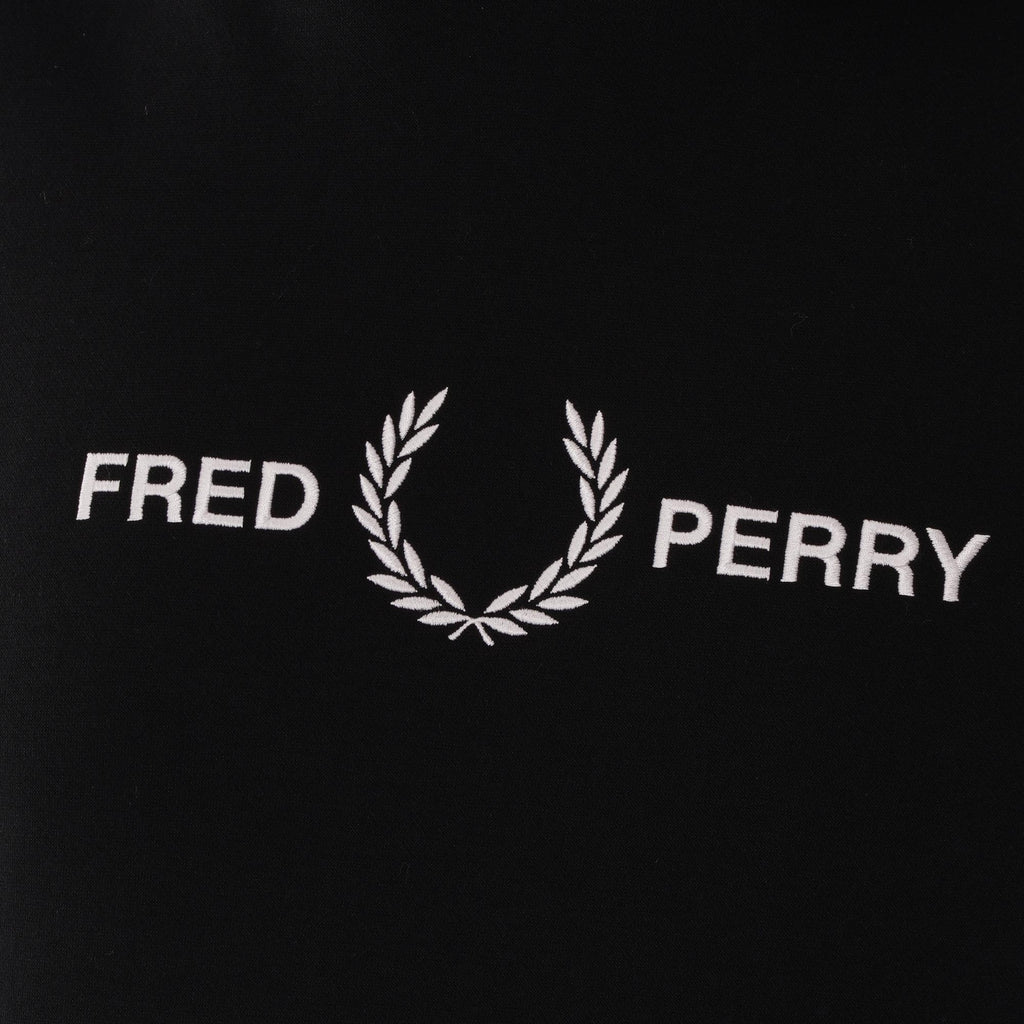 Fred Perry Graphic Hoodie - Black