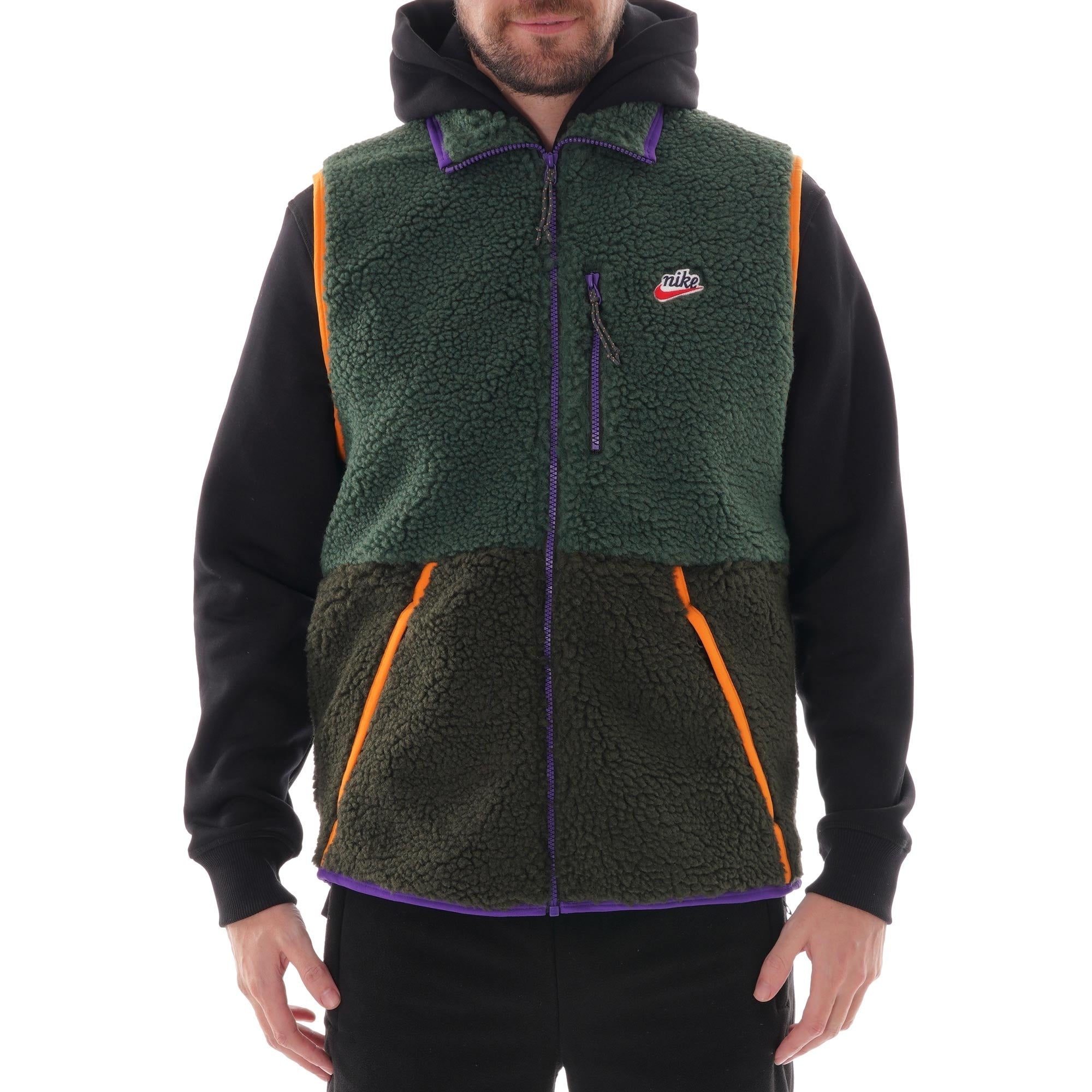 Nike Sherpa Fleece Gilet - Sequoia