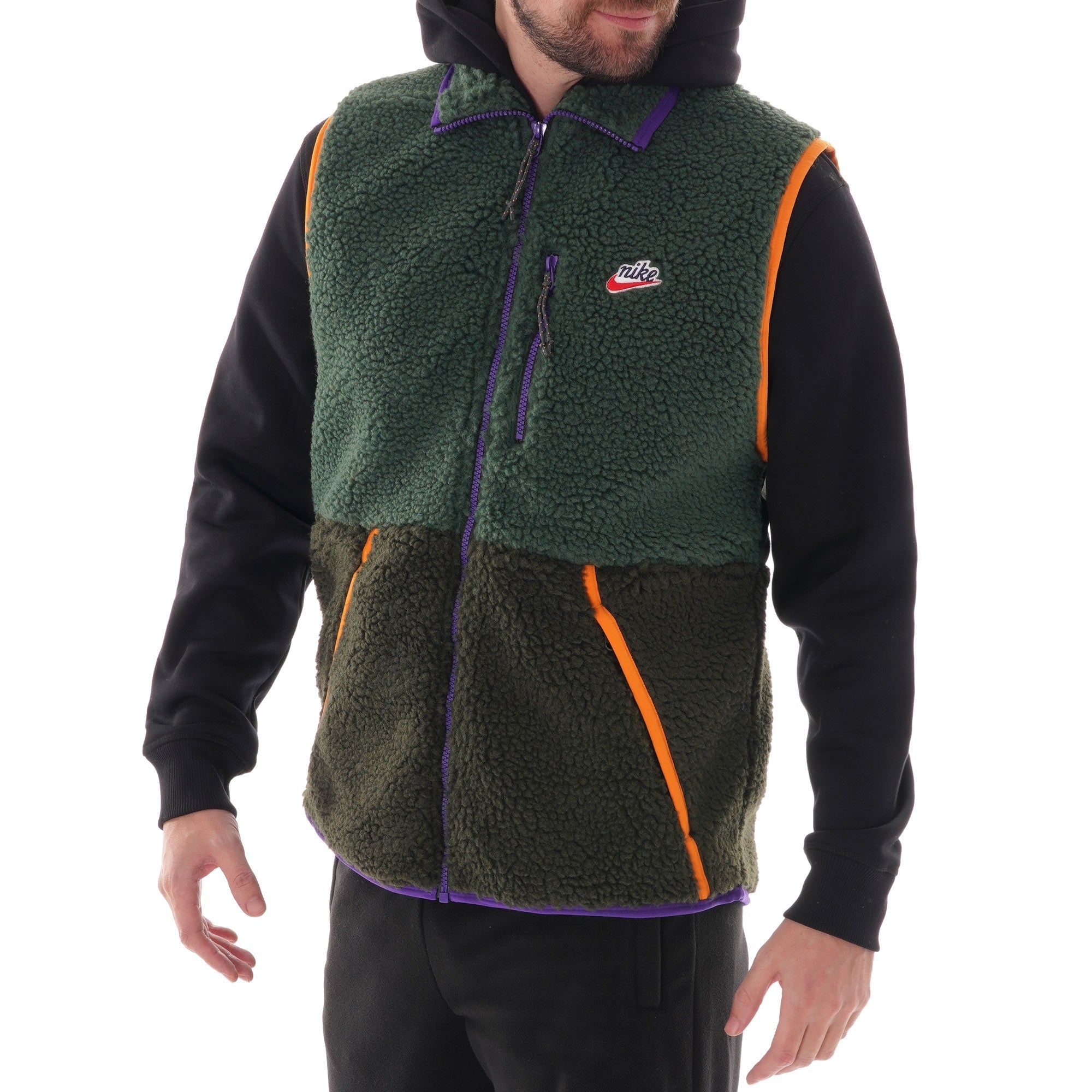 Nike Sherpa Fleece Gilet - Sequoia