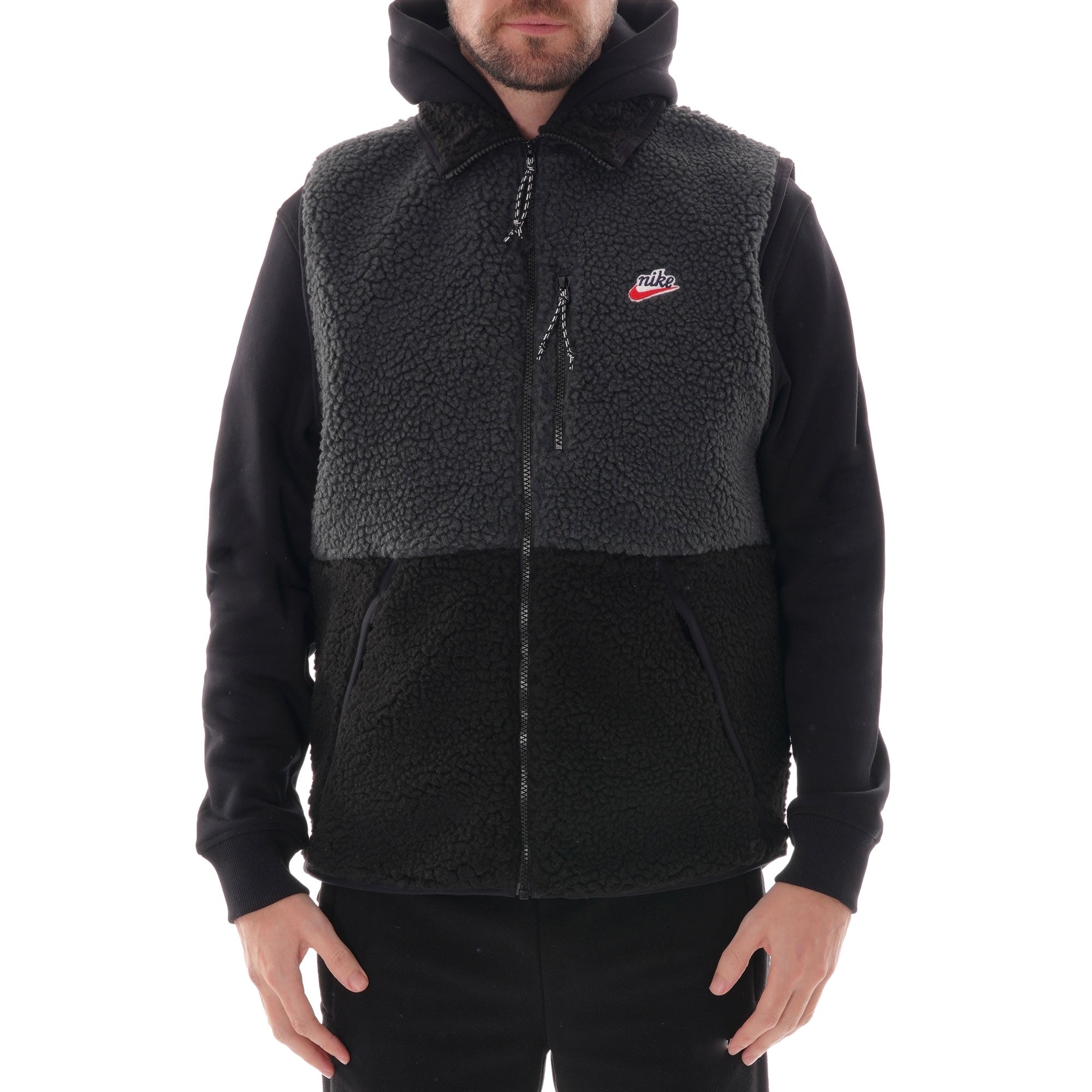 Nike Sherpa Fleece Gilet - Black