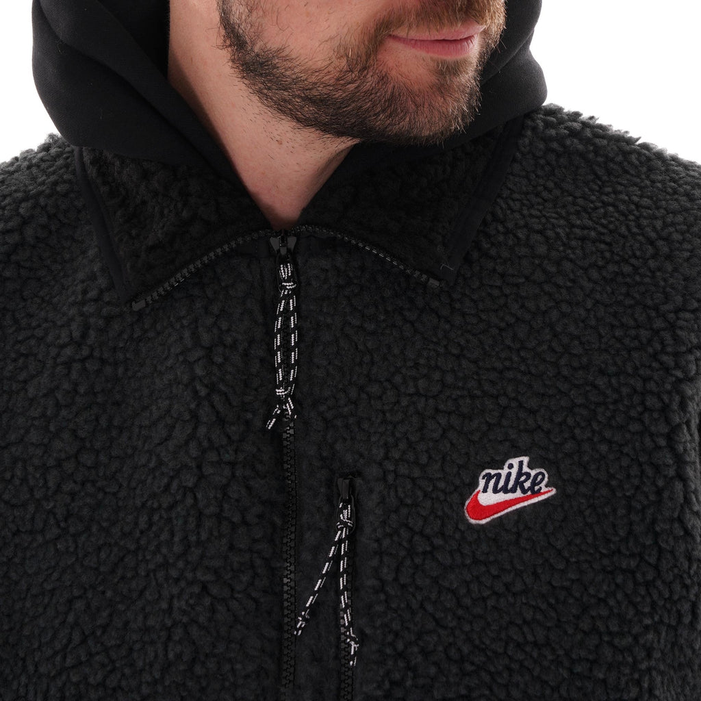 Nike Sherpa Fleece Gilet - Black