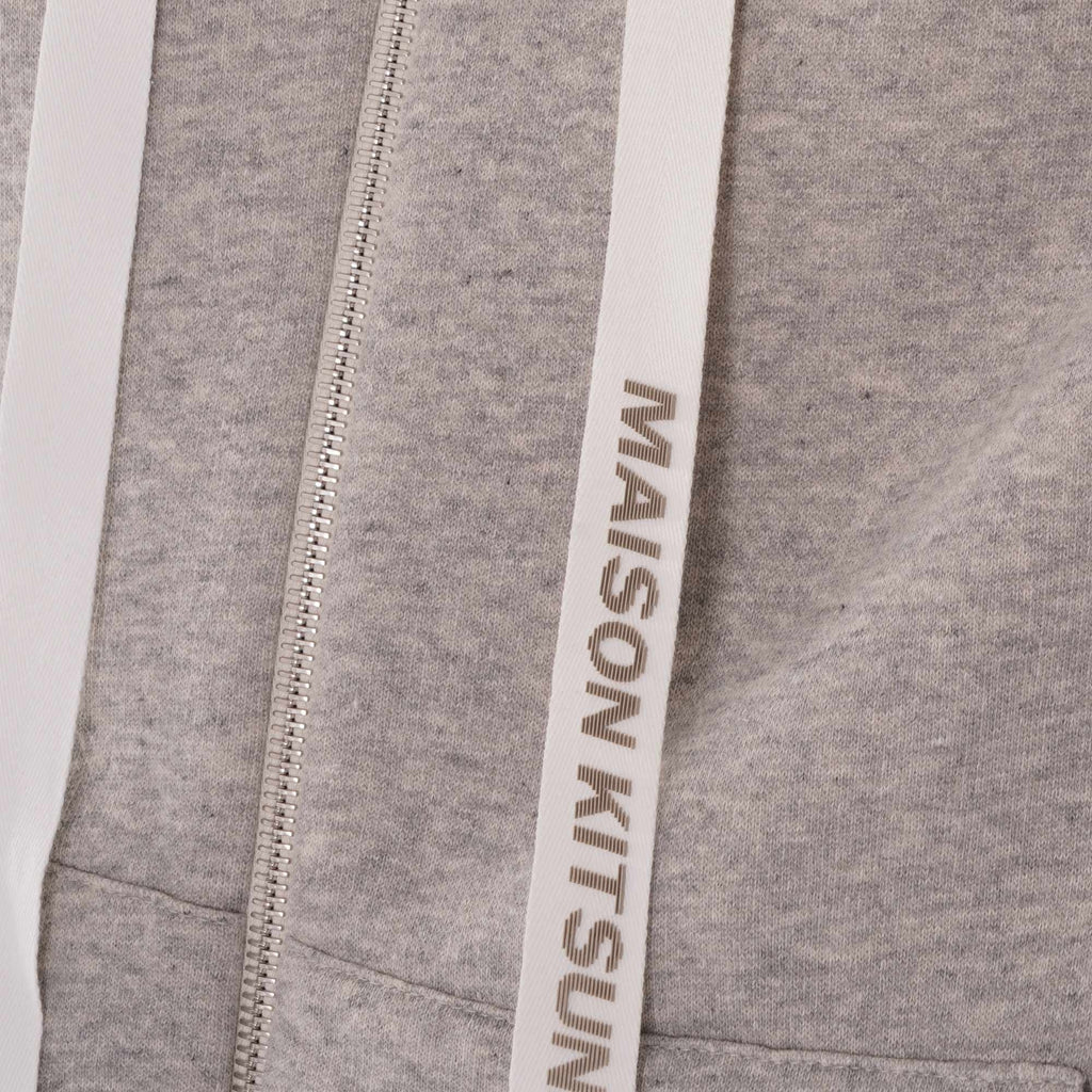 Maison Kitsune Oversized Zipped Hoodie - Grey