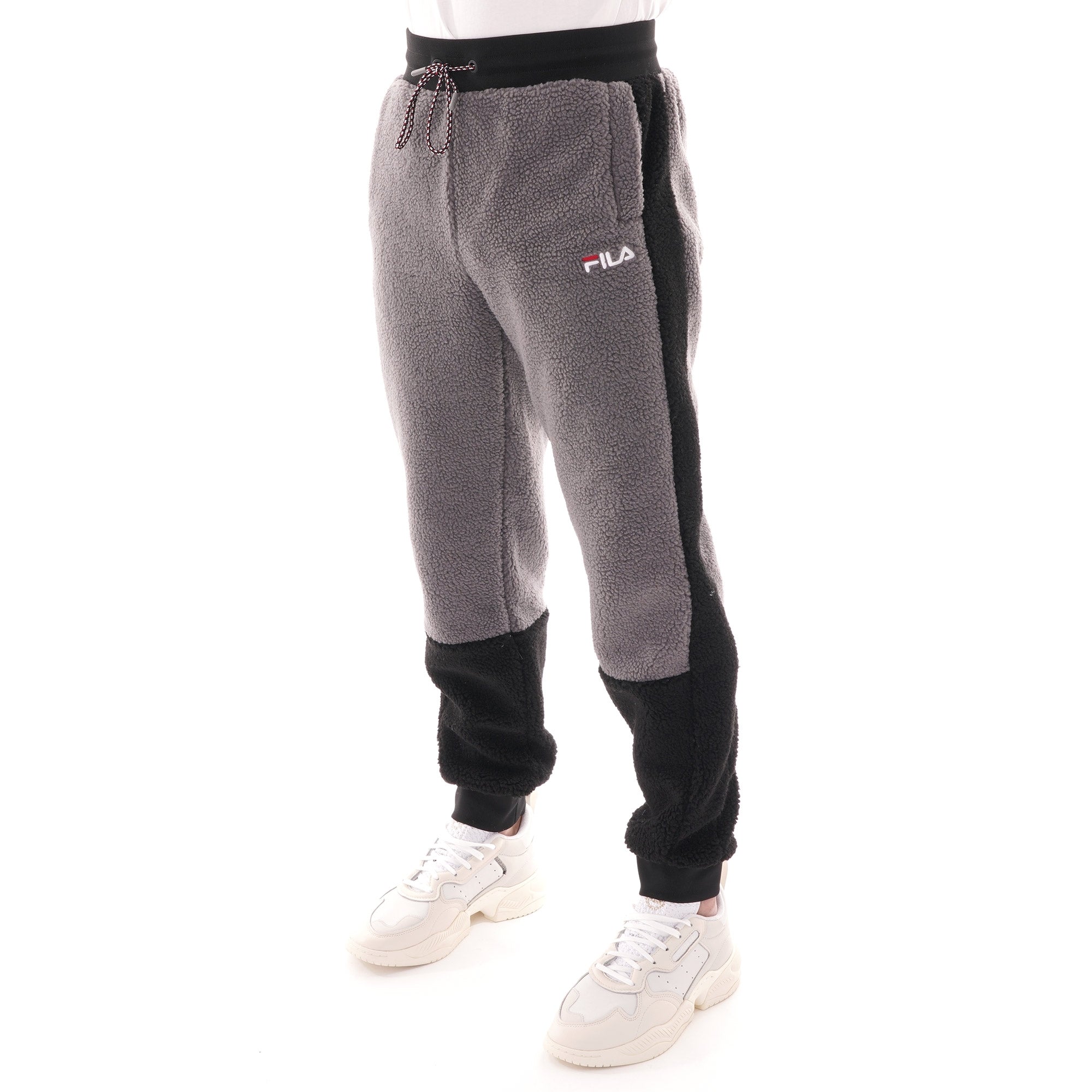 Fila Vintage Camillo Sherpa Track Pants - Black