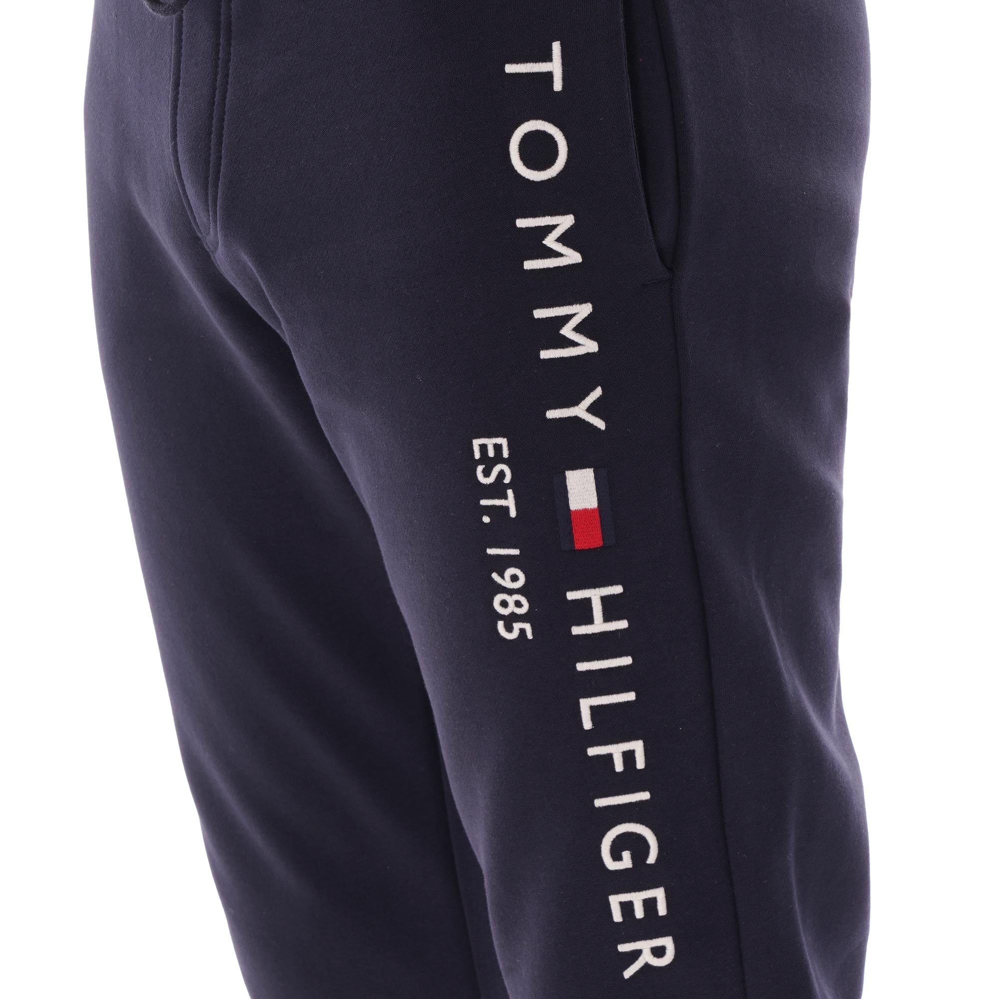 Tommy Hilfiger Organic Cotton Blend Logo Joggers - Sky Captain