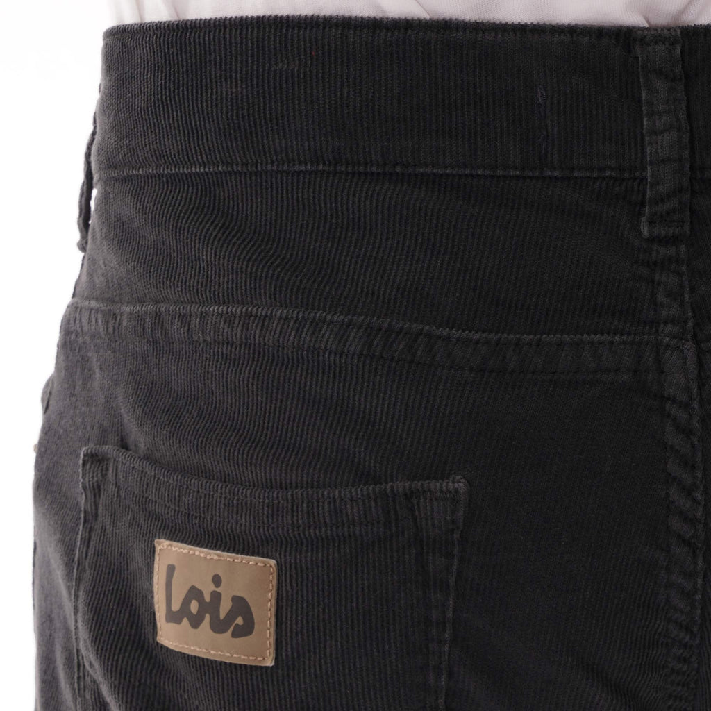 Lois Jeans Sierra Thin Cord Trousers - Charcoal