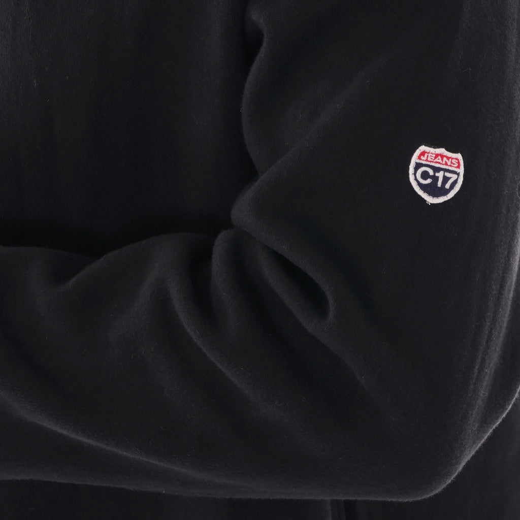 C17 Jeans Winter Crewneck Sweatshirt - Black