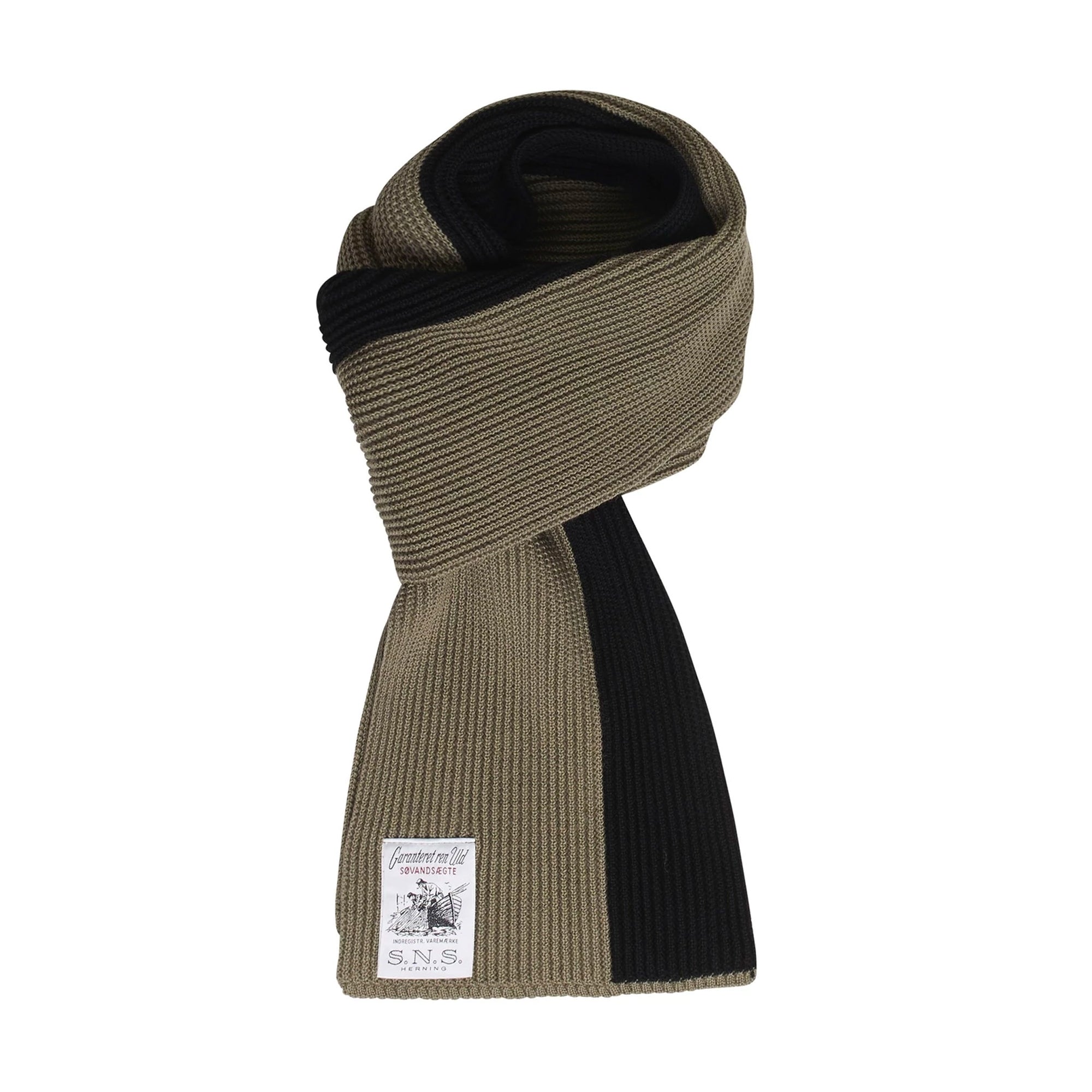 S.N.S Herning Split Scarf - Rope Grey