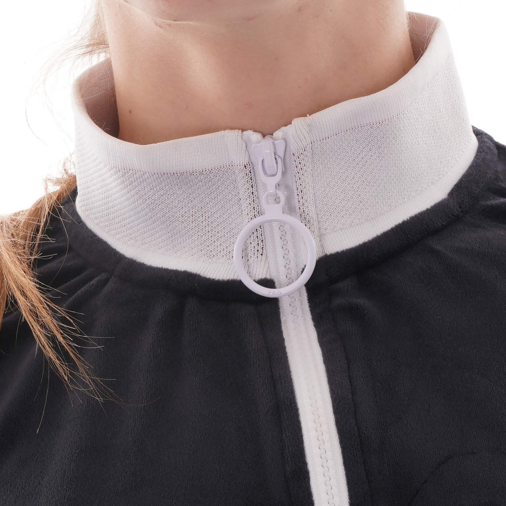 Fila Womens Chante Crop Jacket - Black