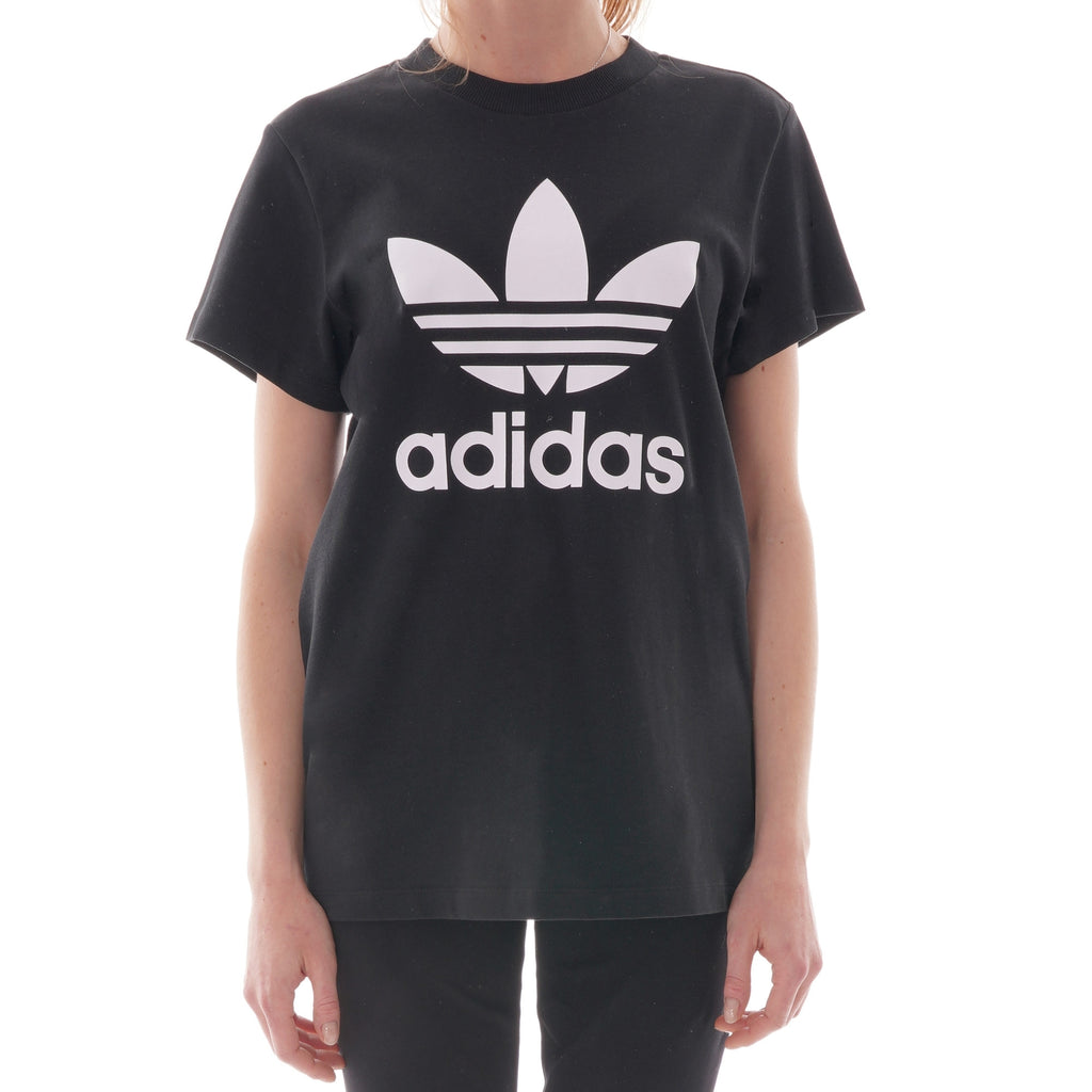 Adidas Originals Womens Boyfriend Trefoil T-shirt - Black