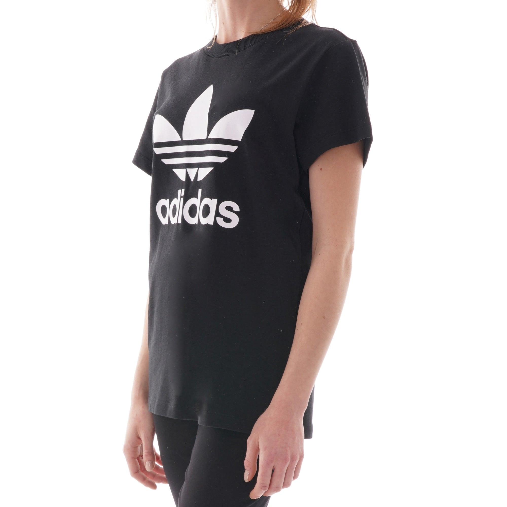 Adidas Originals Womens Boyfriend Trefoil T-shirt - Black