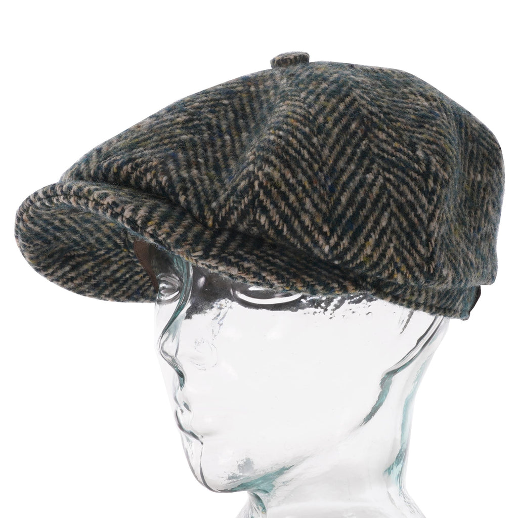 Stetson Hats Hatteras Herringbone Cap - Green