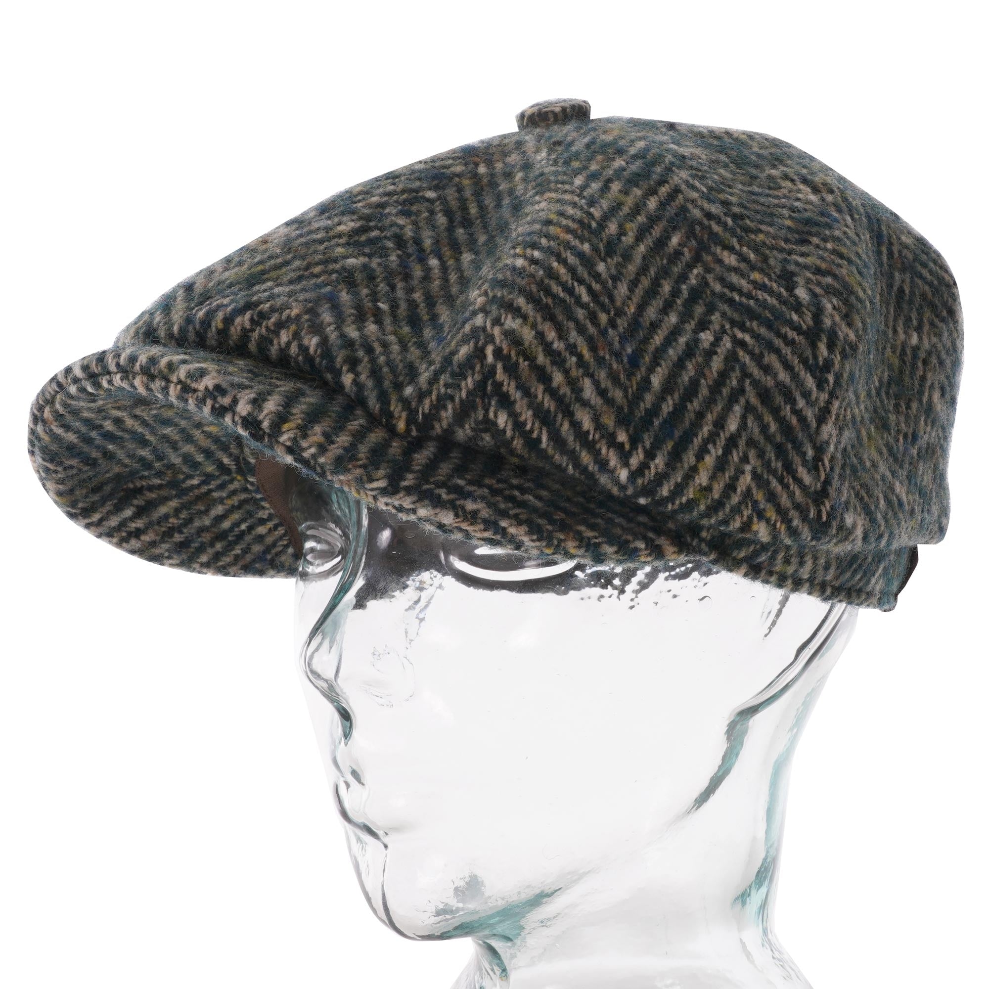 Stetson Hats Hatteras Herringbone Cap - Green