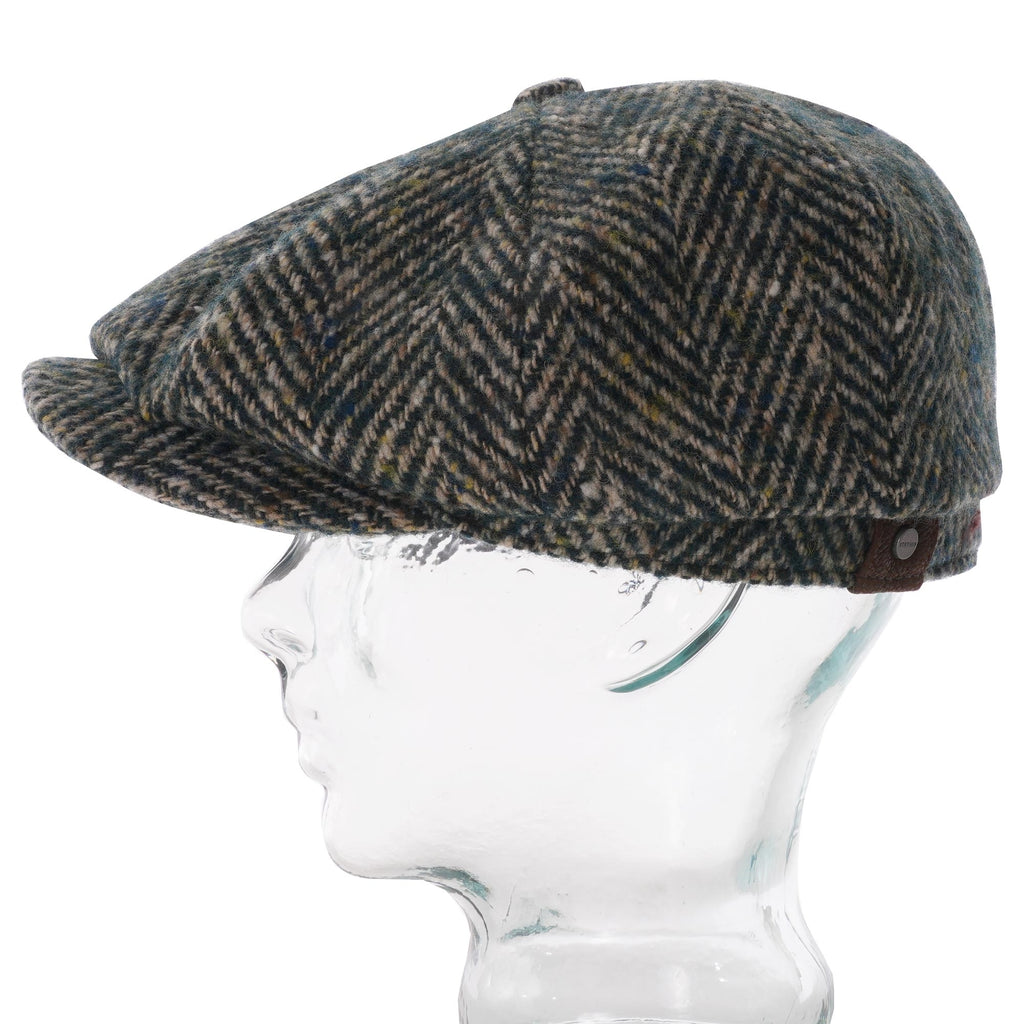 Stetson Hats Hatteras Herringbone Cap - Green