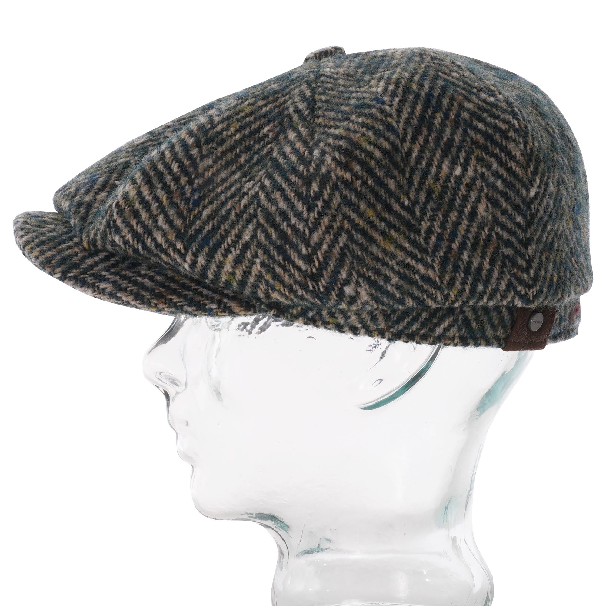 Stetson Hats Hatteras Herringbone Cap - Green