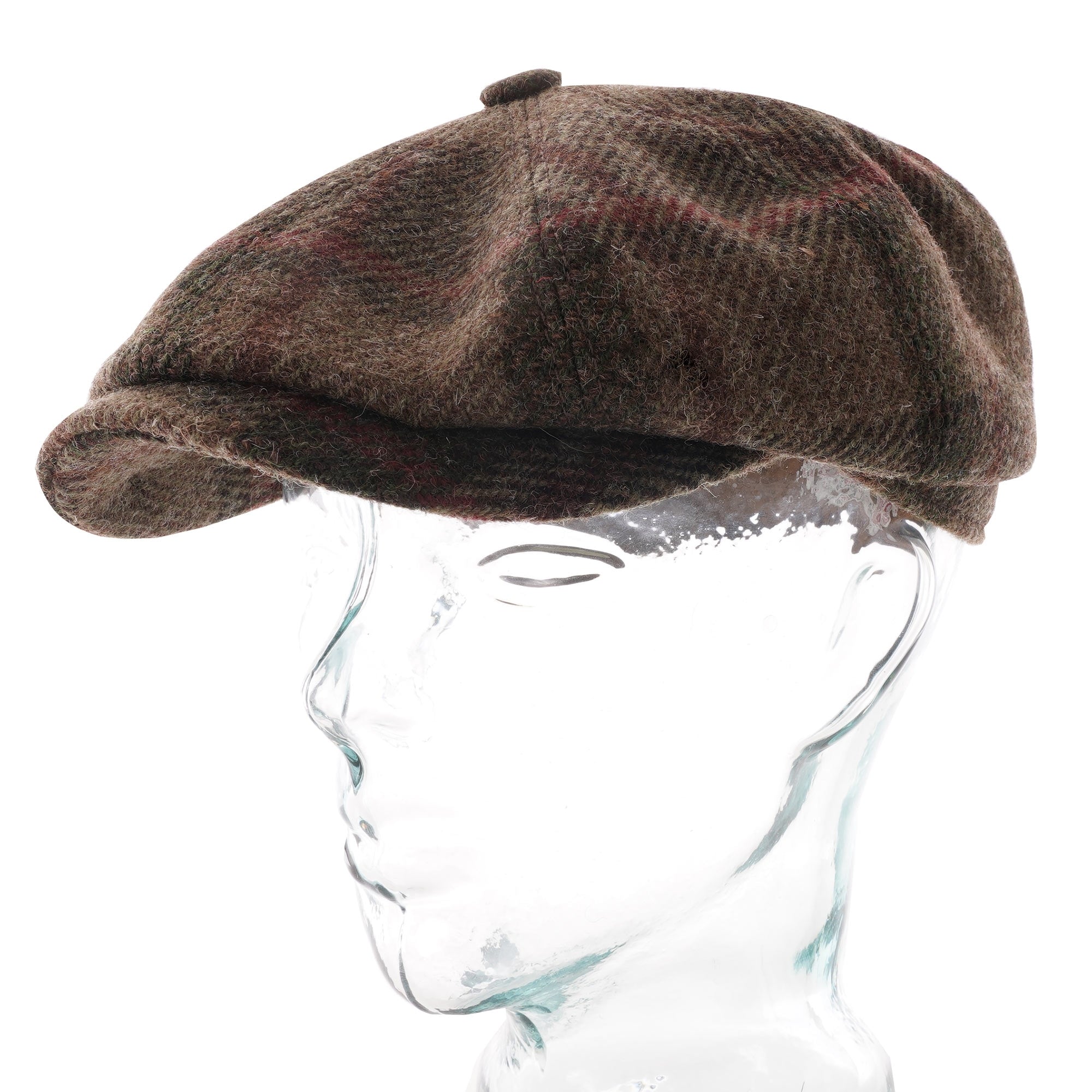 Stetson Hats Wool Check Flat Cap - Multi