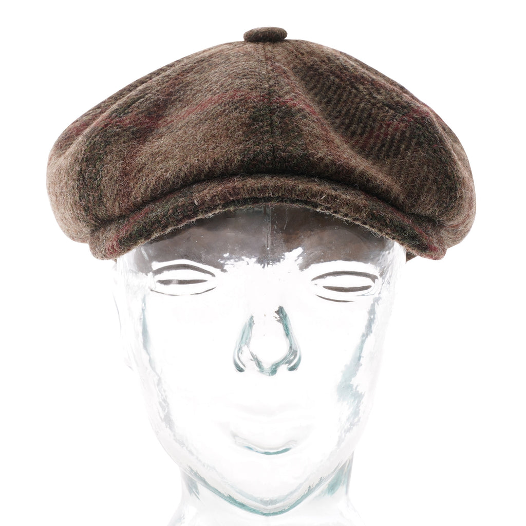 Hat Check Stetson Hats Wool Check Flat Cap - Multi – Stuarts London