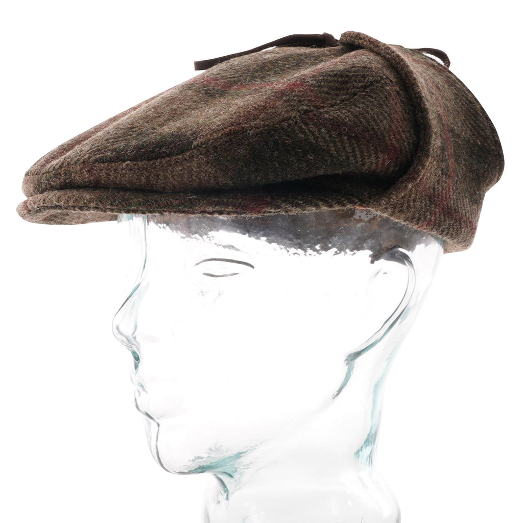 Stetson Hats Kent Brushed Glencheck Ivy Cap - Brown