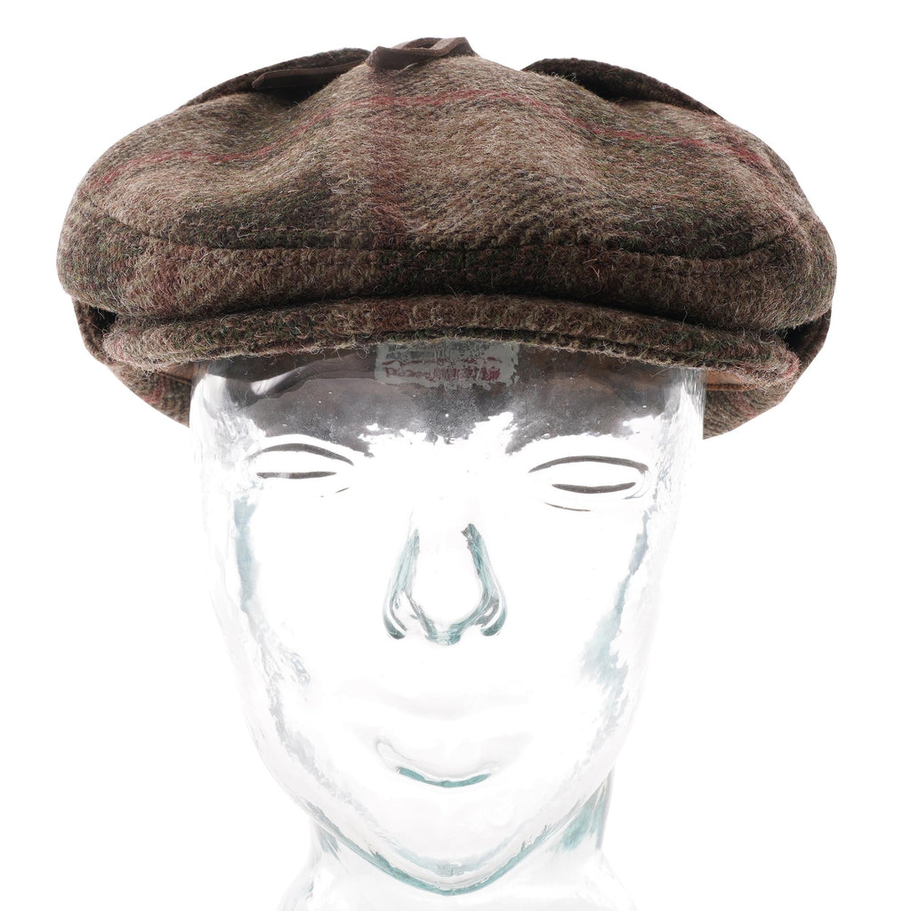 Stetson Hats Kent Brushed Glencheck Ivy Cap - Brown
