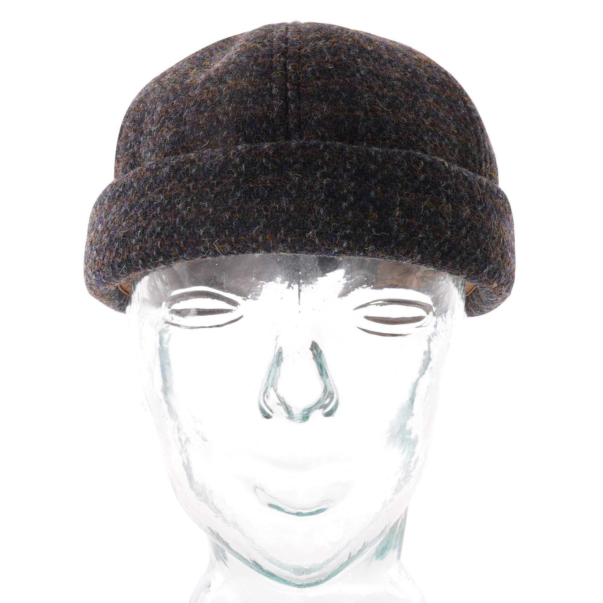 Stetson Hats Docker Harris Tweed Hat - Navy