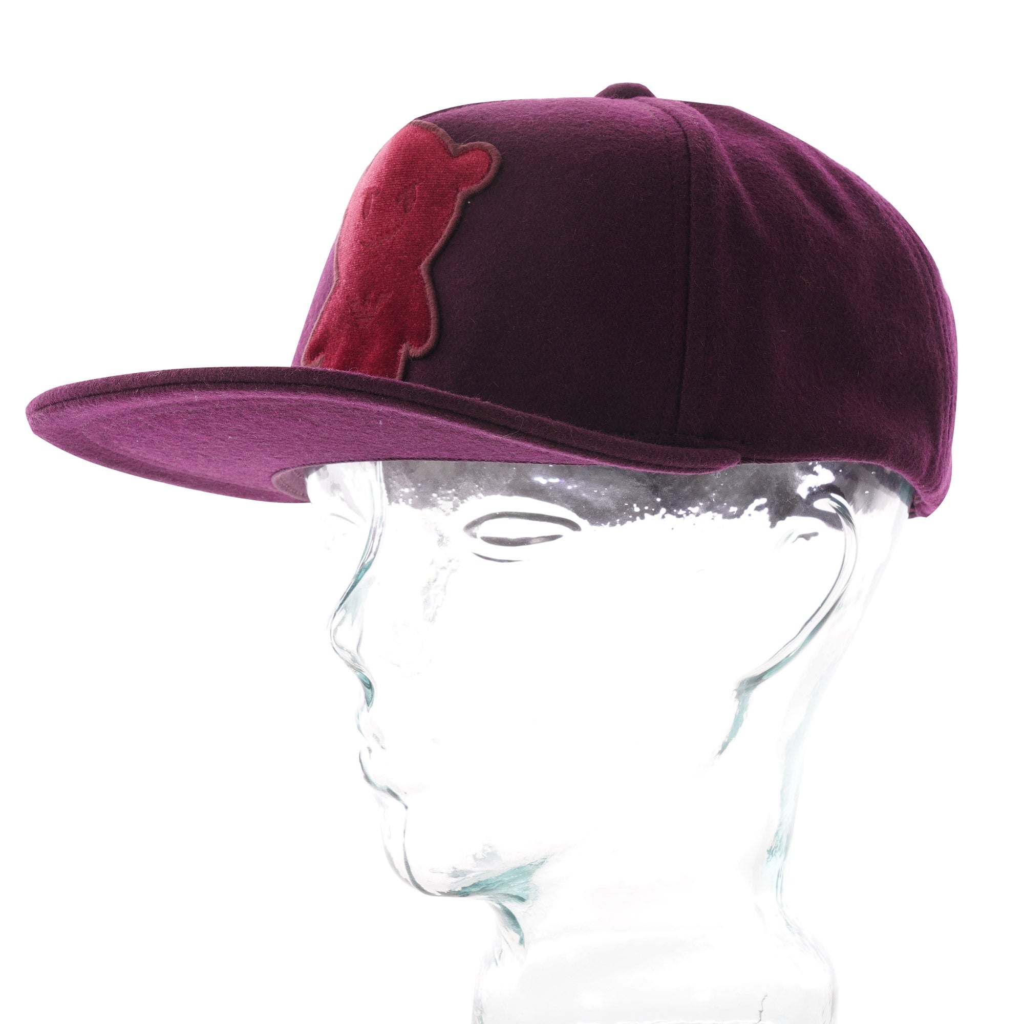 Emporio Armani Bear Baseball Hat - Vineyard Red