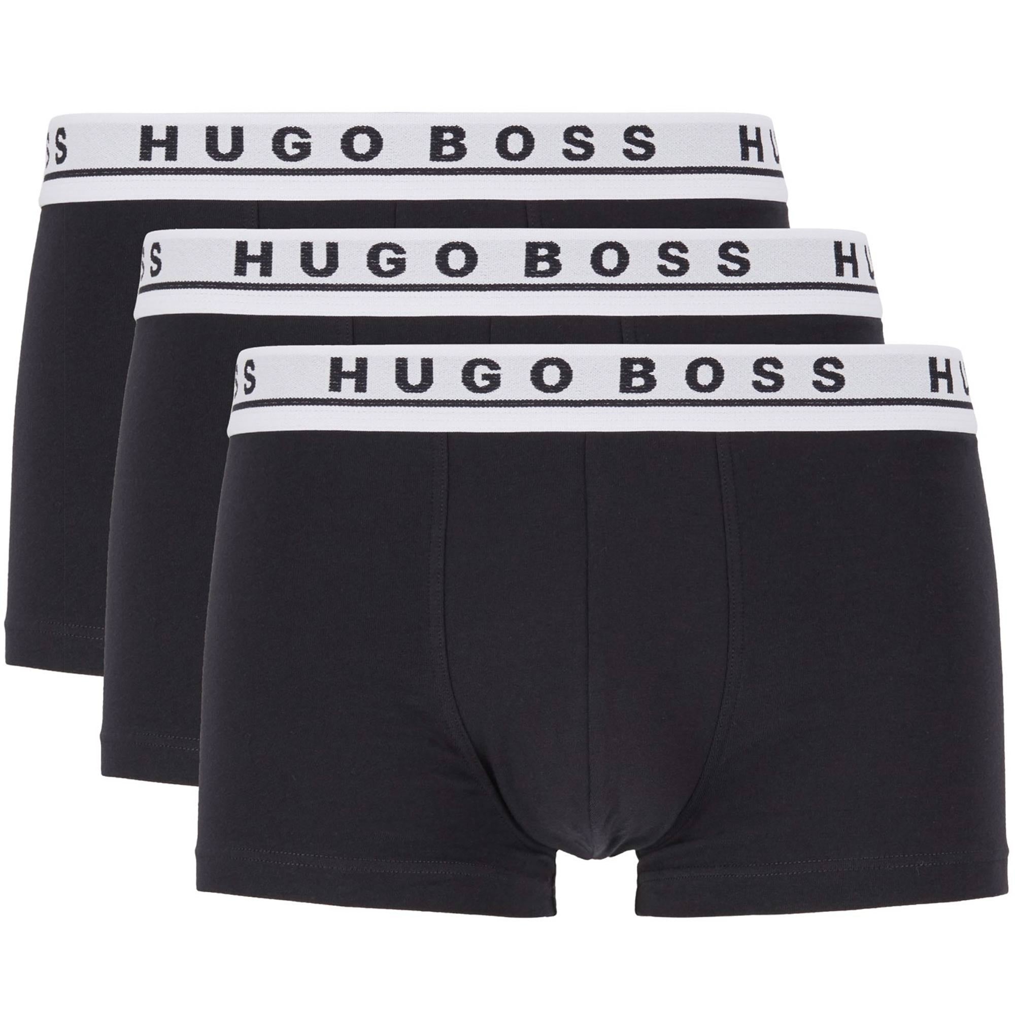 Boss 3PK Logo Trunks - Open