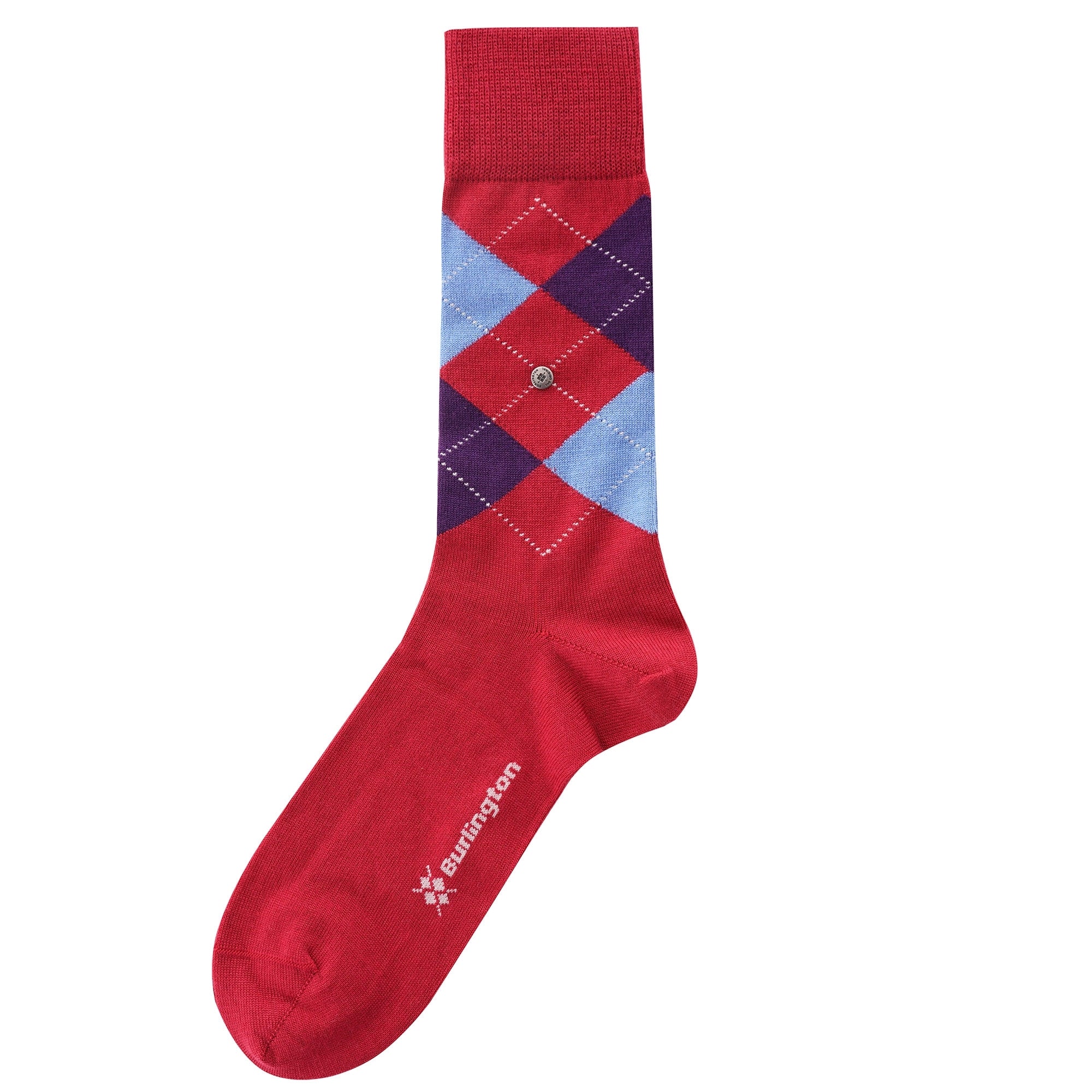 Burlington Socks Edinburgh Socks - Red and Purple