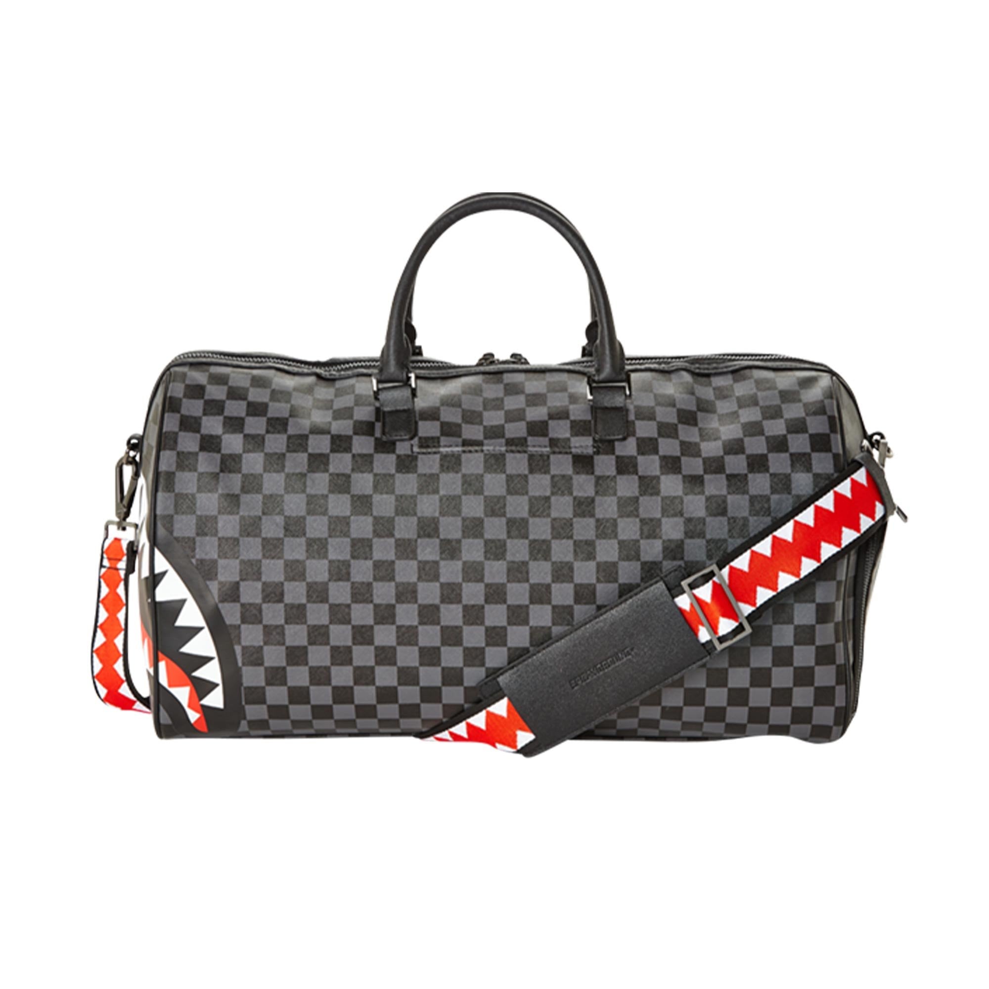 Sprayground Sharks In Paris Duffle Bag - Grey