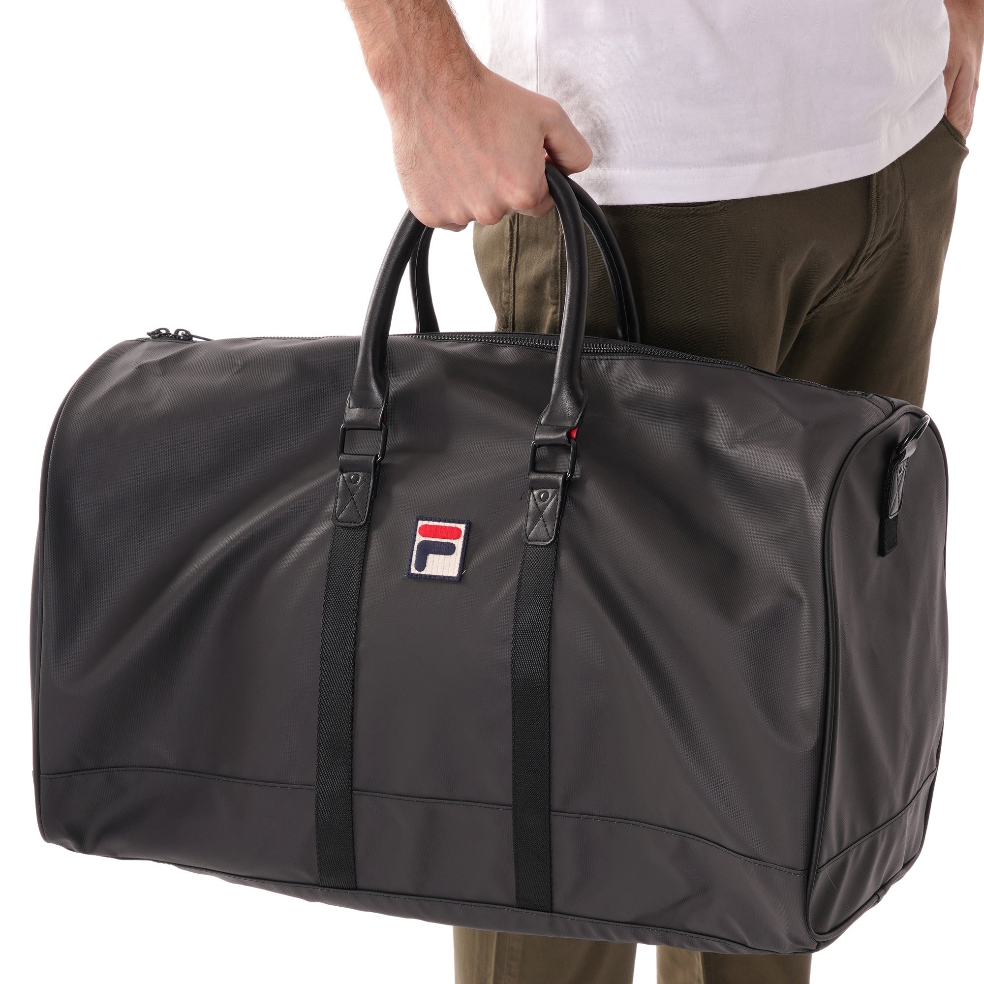 Fila Vintage Lang Holdall Bag - Black