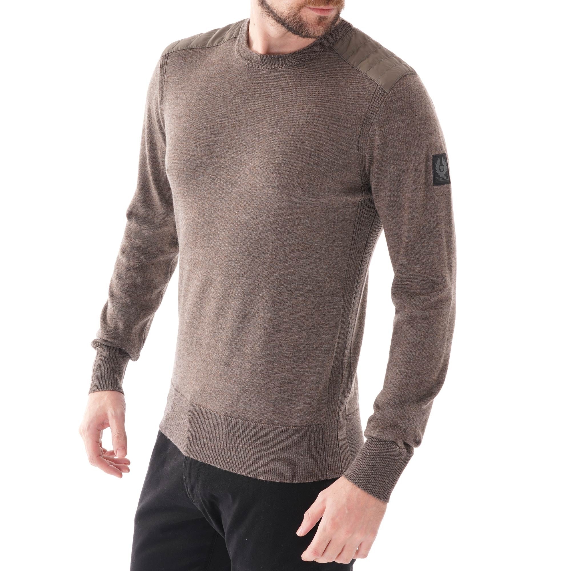 Belstaff Kerrigan Crew Neck Jumper - Brown