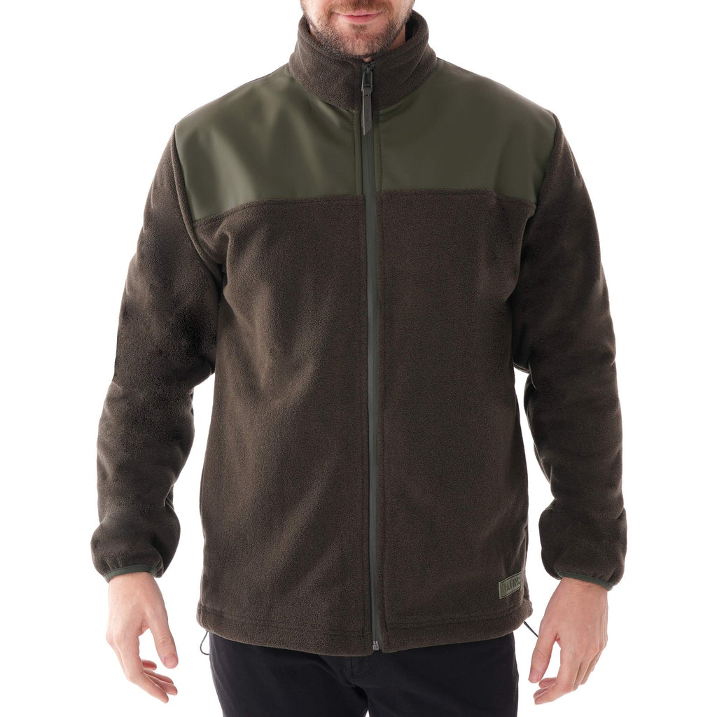 Fleece Zip Puller Jacket - Green
