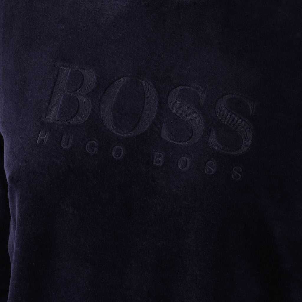 Boss Velour Sweatshirt - Dark Blue