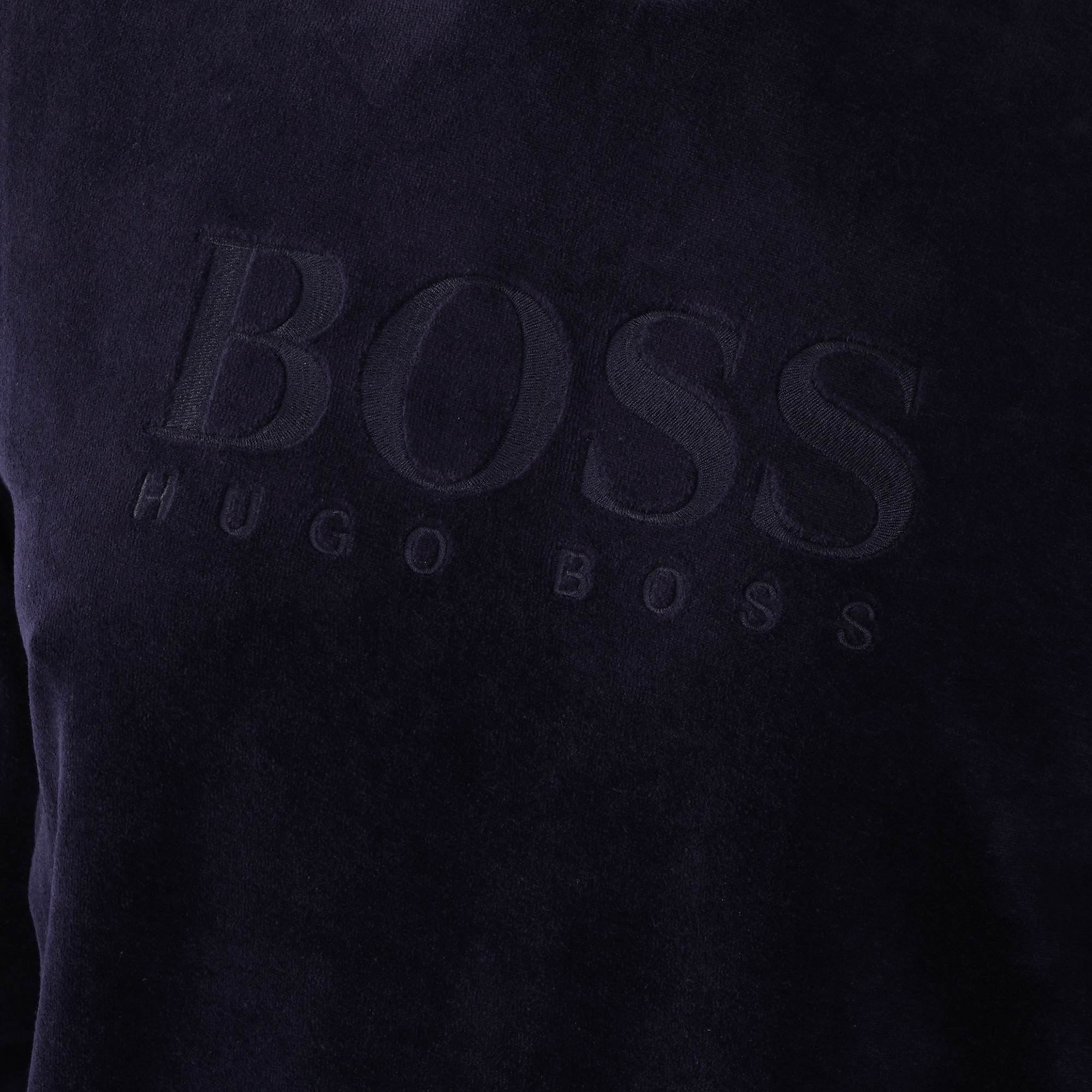 Boss Velour Sweatshirt - Dark Blue