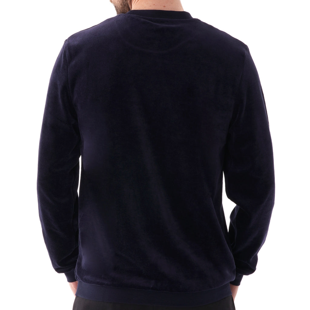 Boss Velour Sweatshirt - Dark Blue