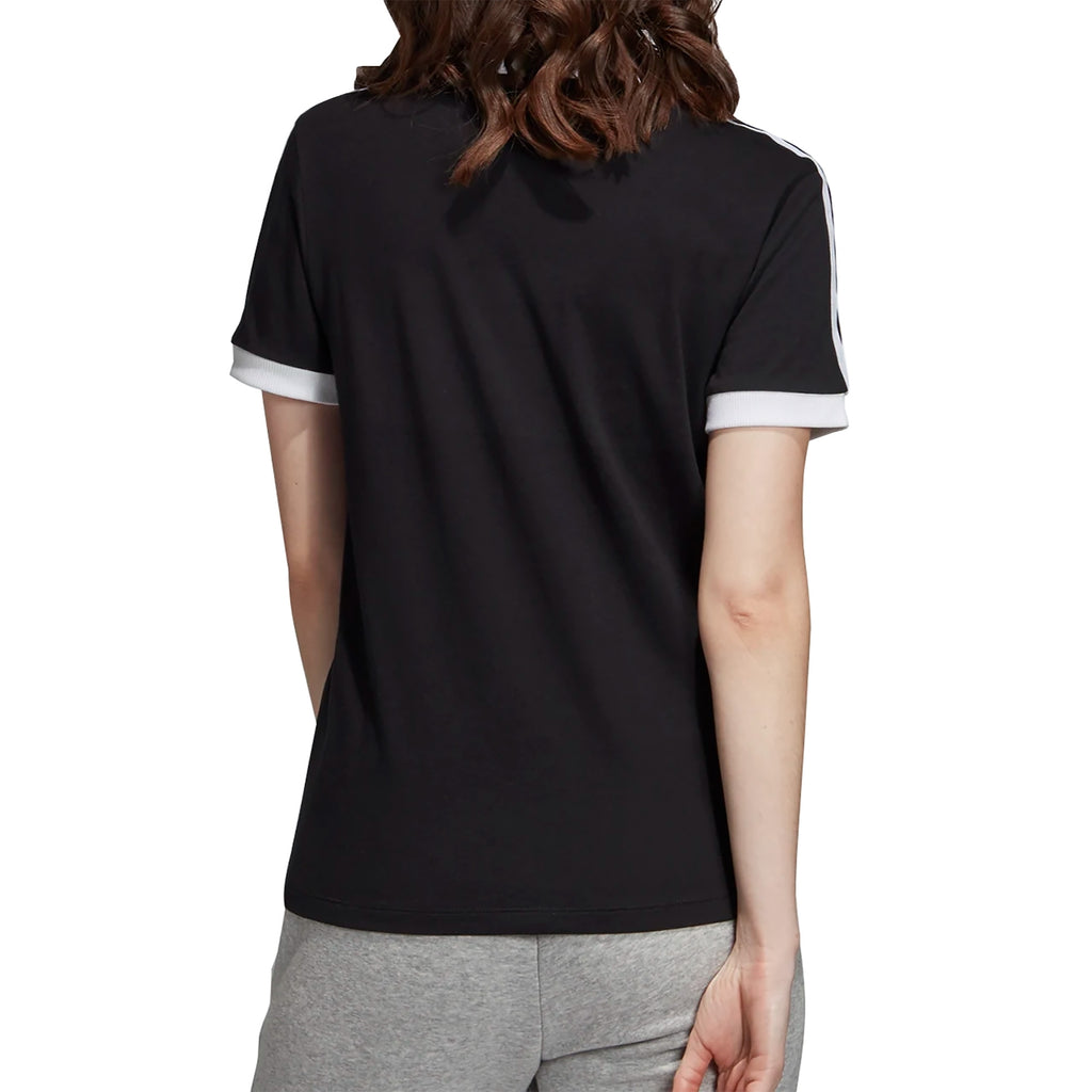 Adidas Originals Womens 3-Stripes T-Shirt - Black