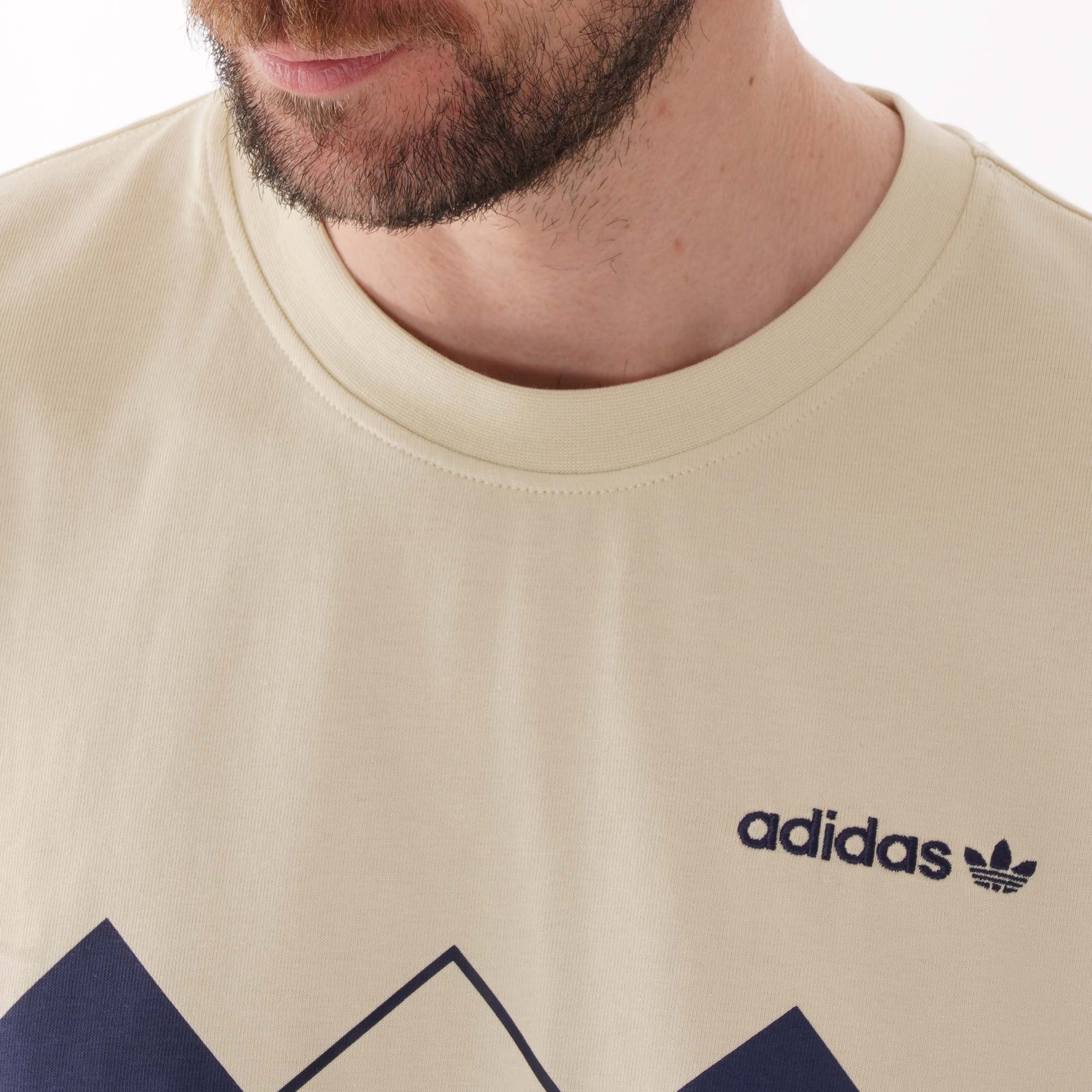Adidas Originals Argyle T-Shirt - Sand – Stuarts London