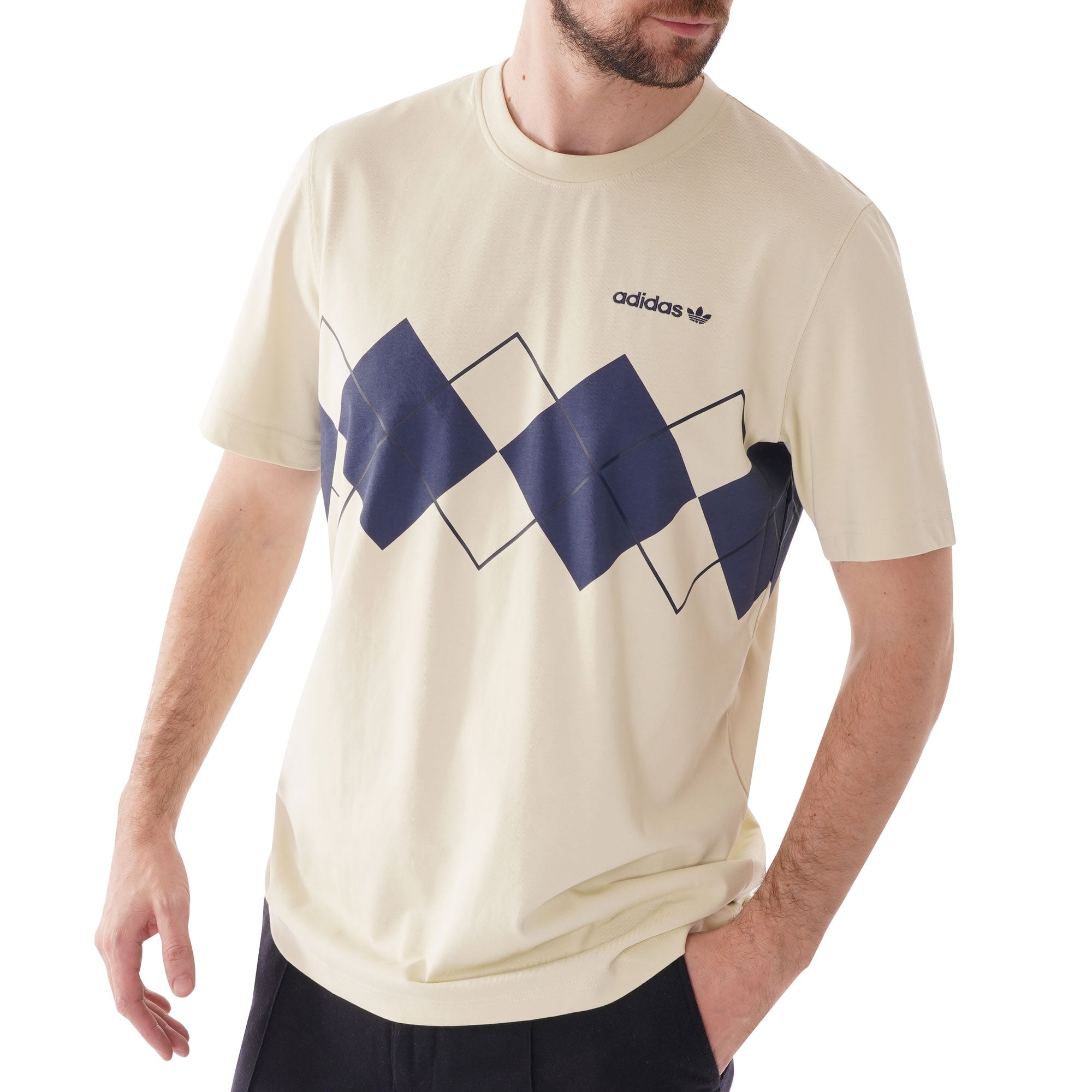 Argyle T-Shirt - Sand