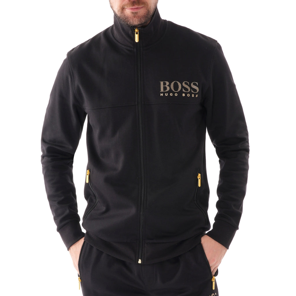 Boss Tracksuit Jacket - Black