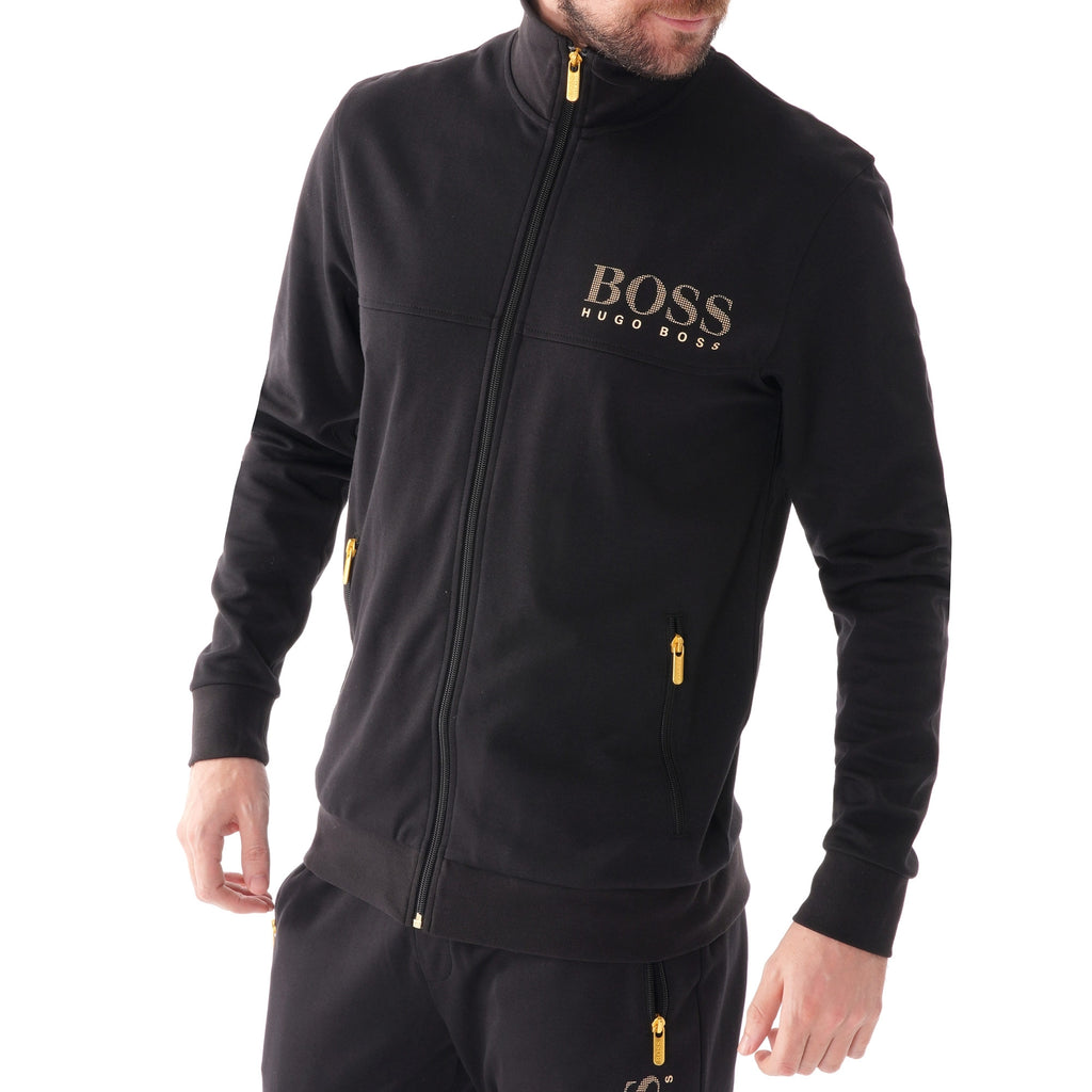 Boss Tracksuit Jacket - Black