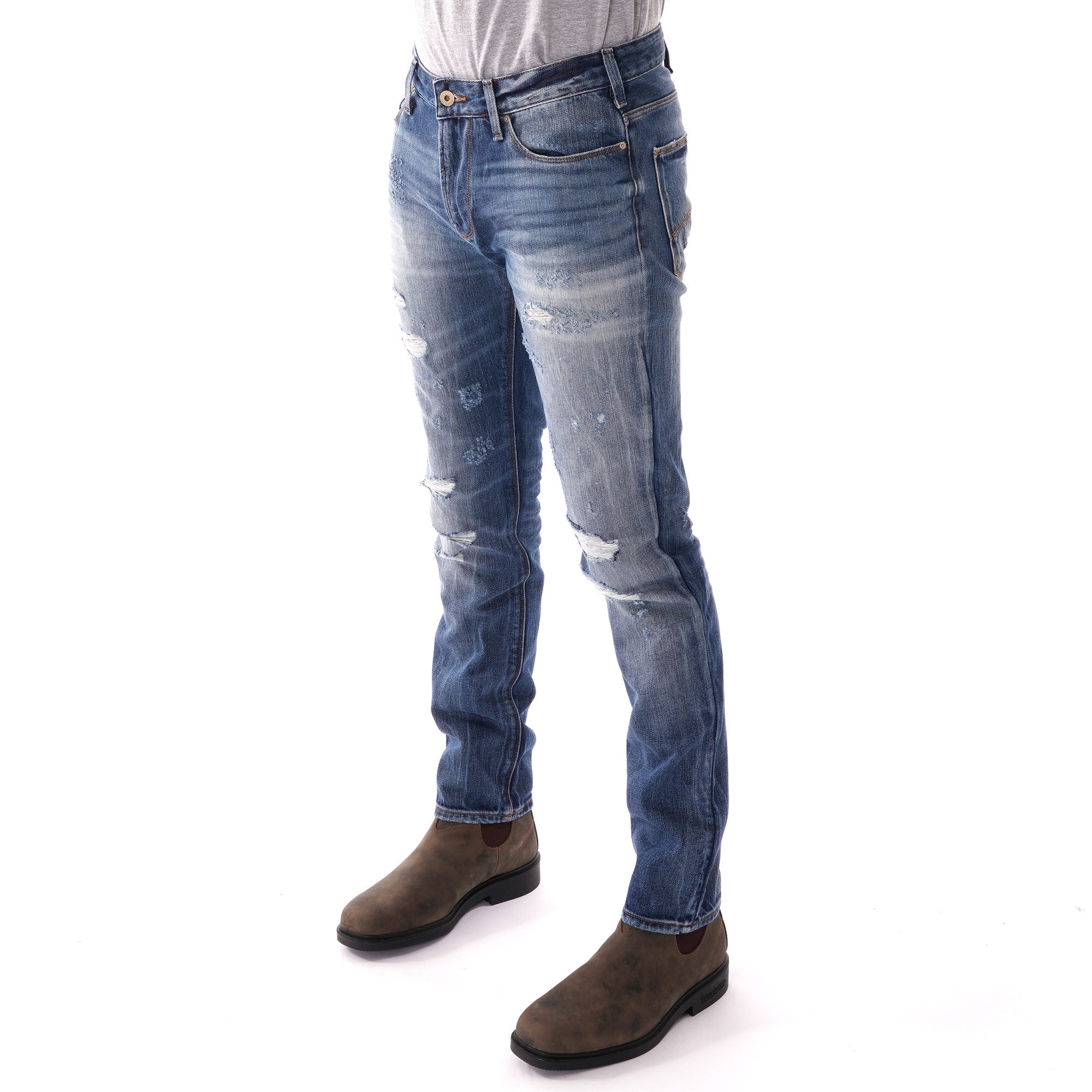 Emporio Armani J06 Cotton Twill Jeans - Denim