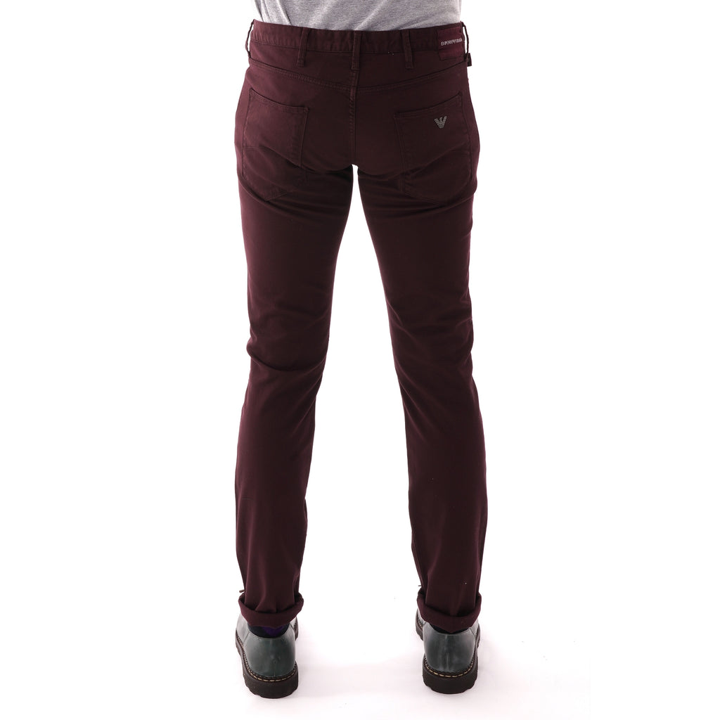 J06 Slim Fit Trousers - Rosso