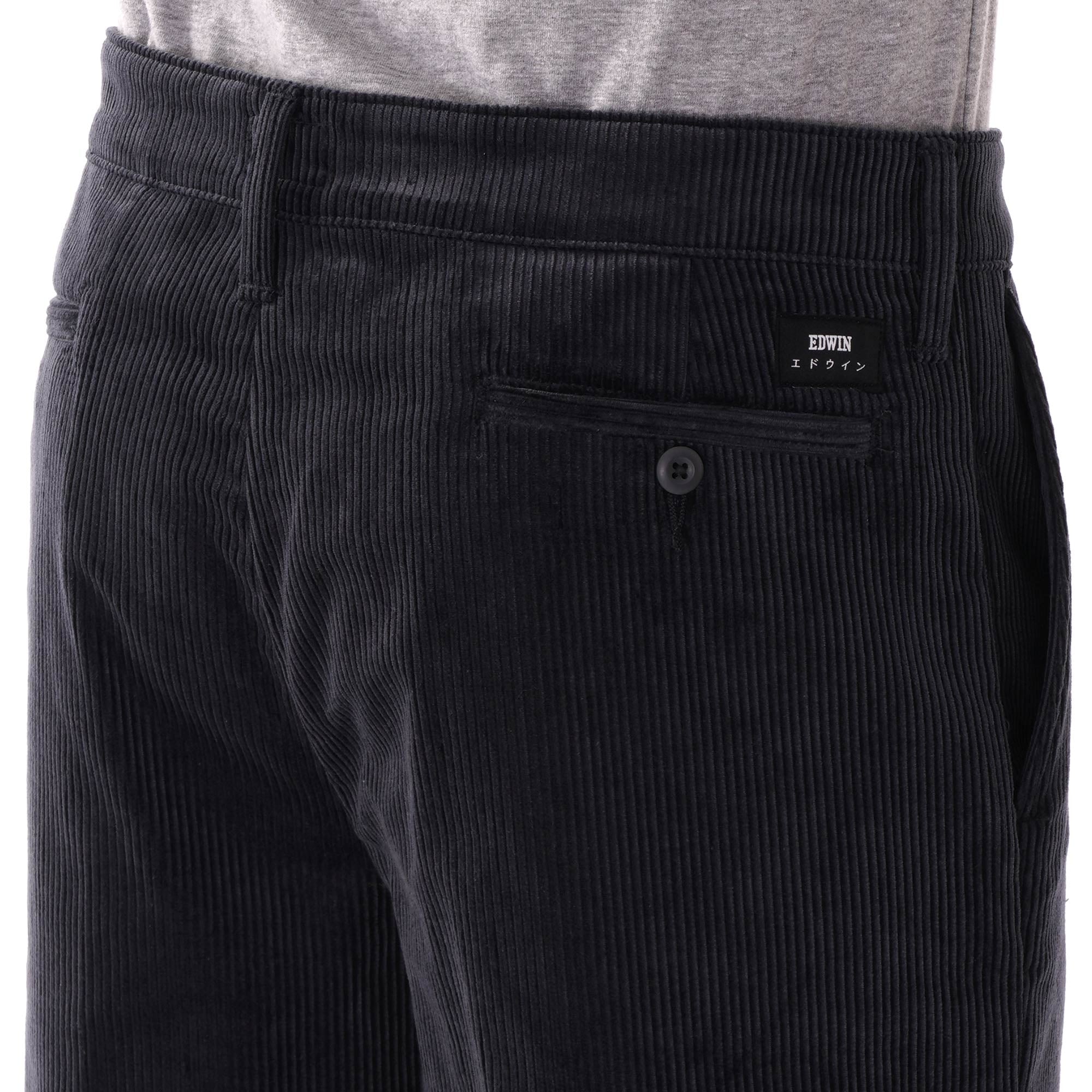 Edwin Corduroy Zoot Chino - Ebony