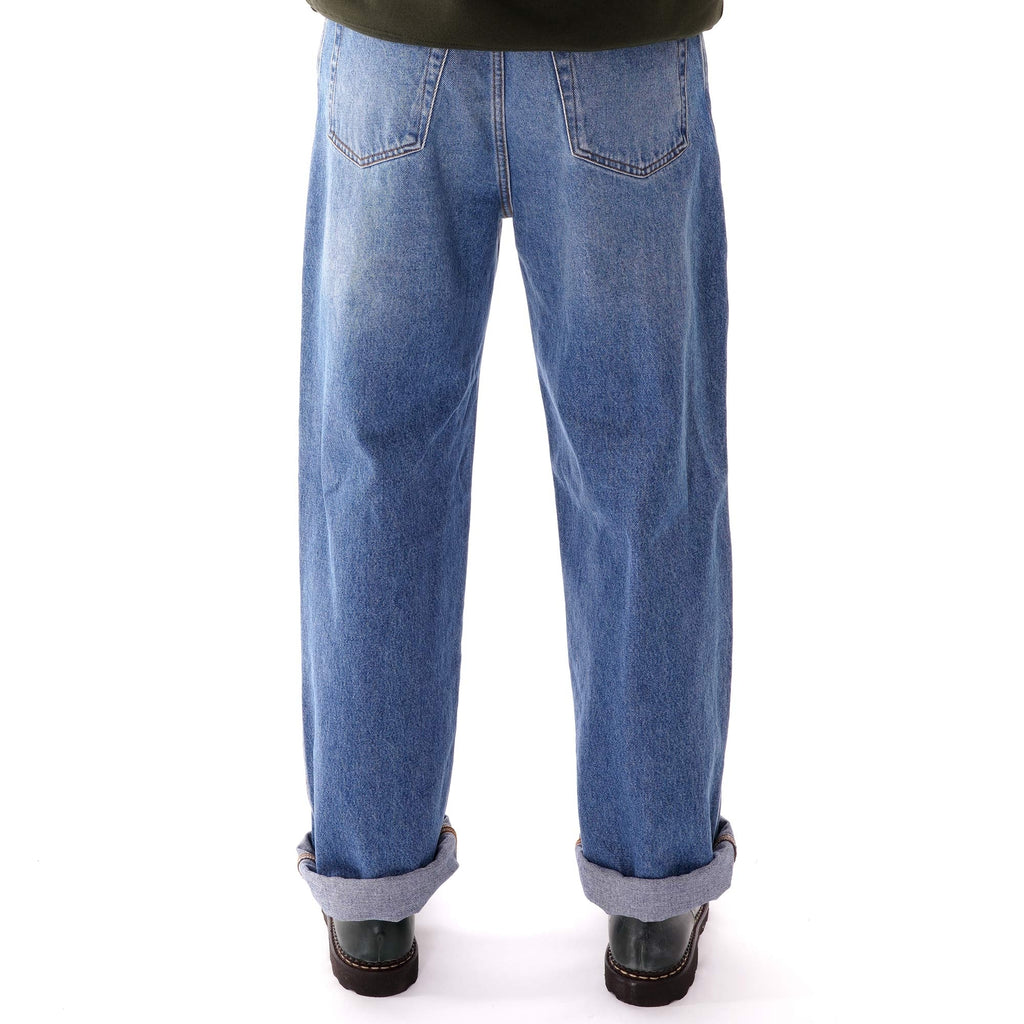 AMI Wide Fit Jeans - Used Blue