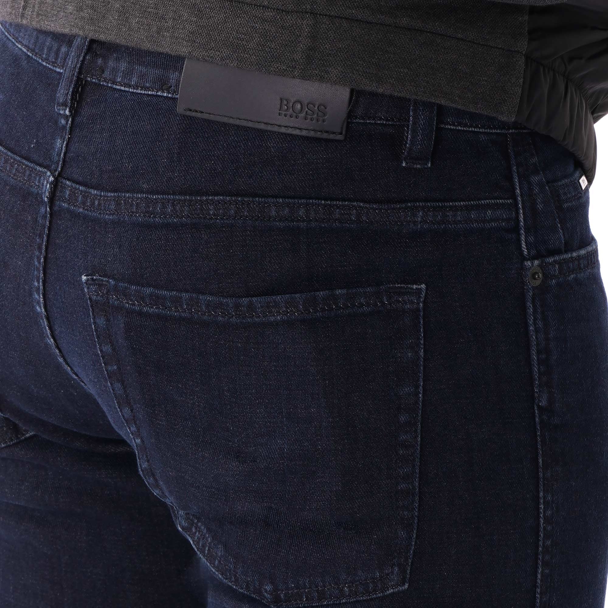Boss Slim-fit Jeans in Italian Stretch Denim - Navy