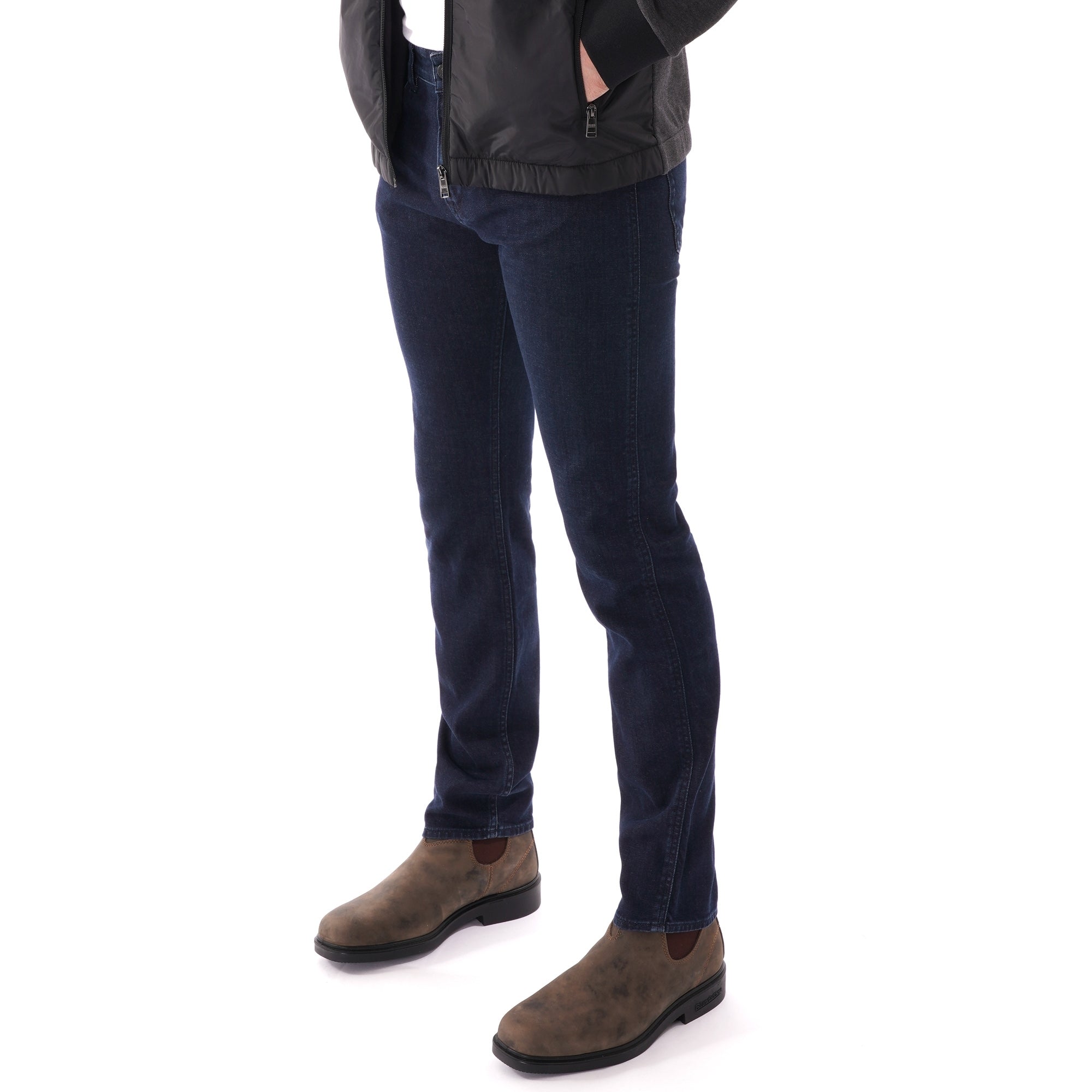 Boss Slim-fit Jeans in Italian Stretch Denim - Navy