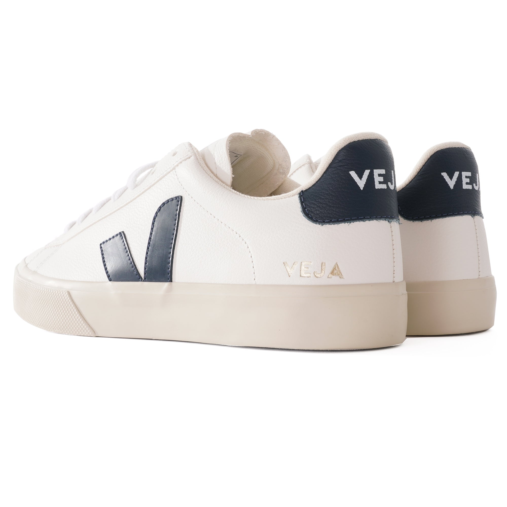 Veja Campo Chromefree Leather - White Nautico