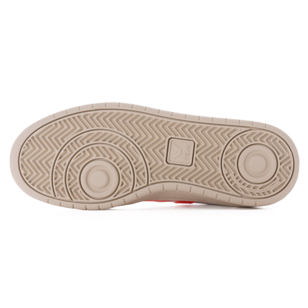 Veja V-10 Leather Womens - White & Orange
