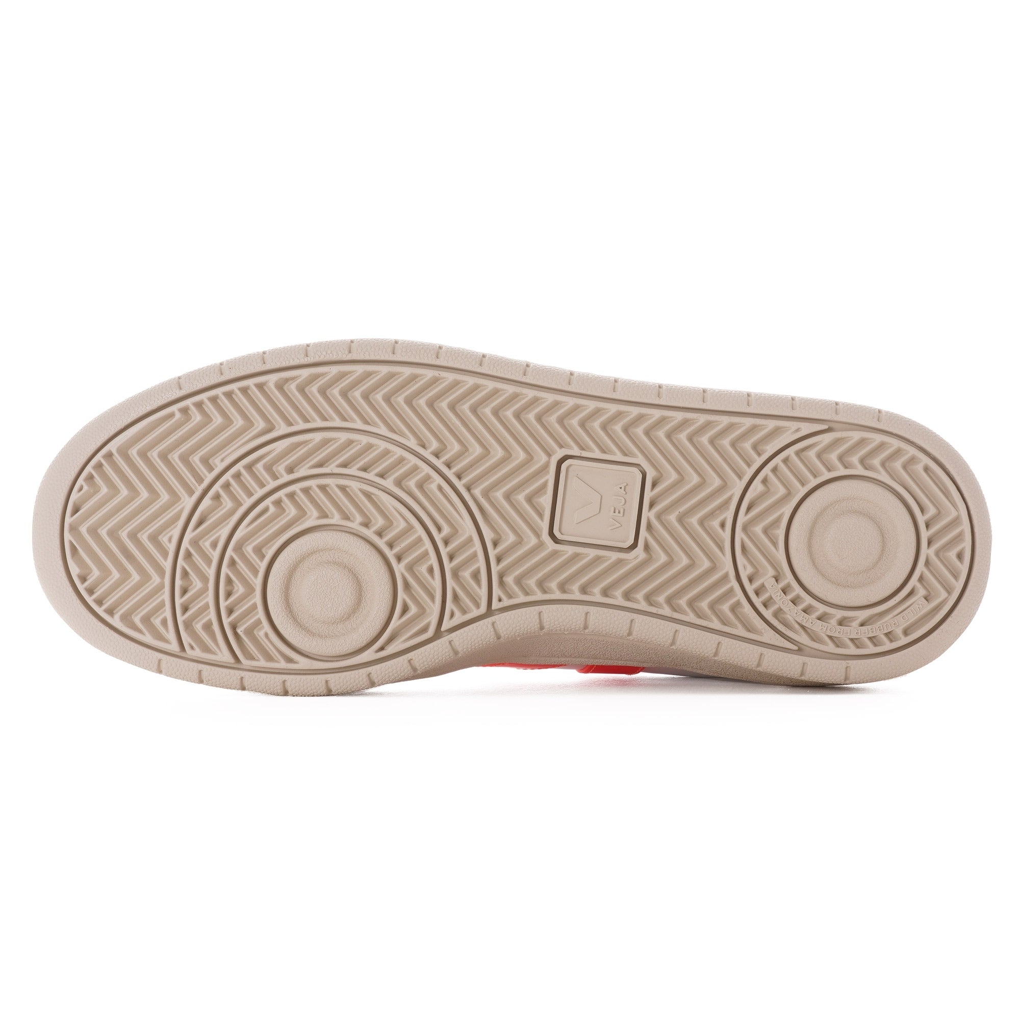Veja V-10 Leather Womens - White & Orange