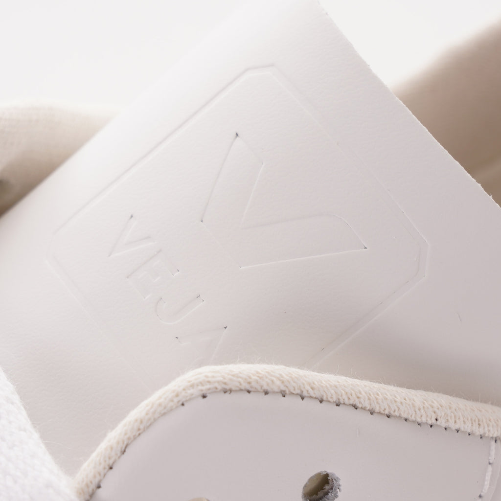 Veja V-10 Leather Womens - White & Orange