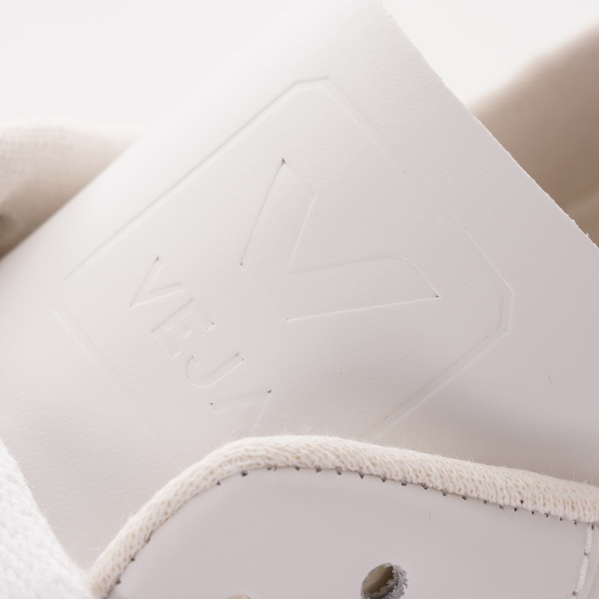 Veja V-10 Leather Womens - White & Orange